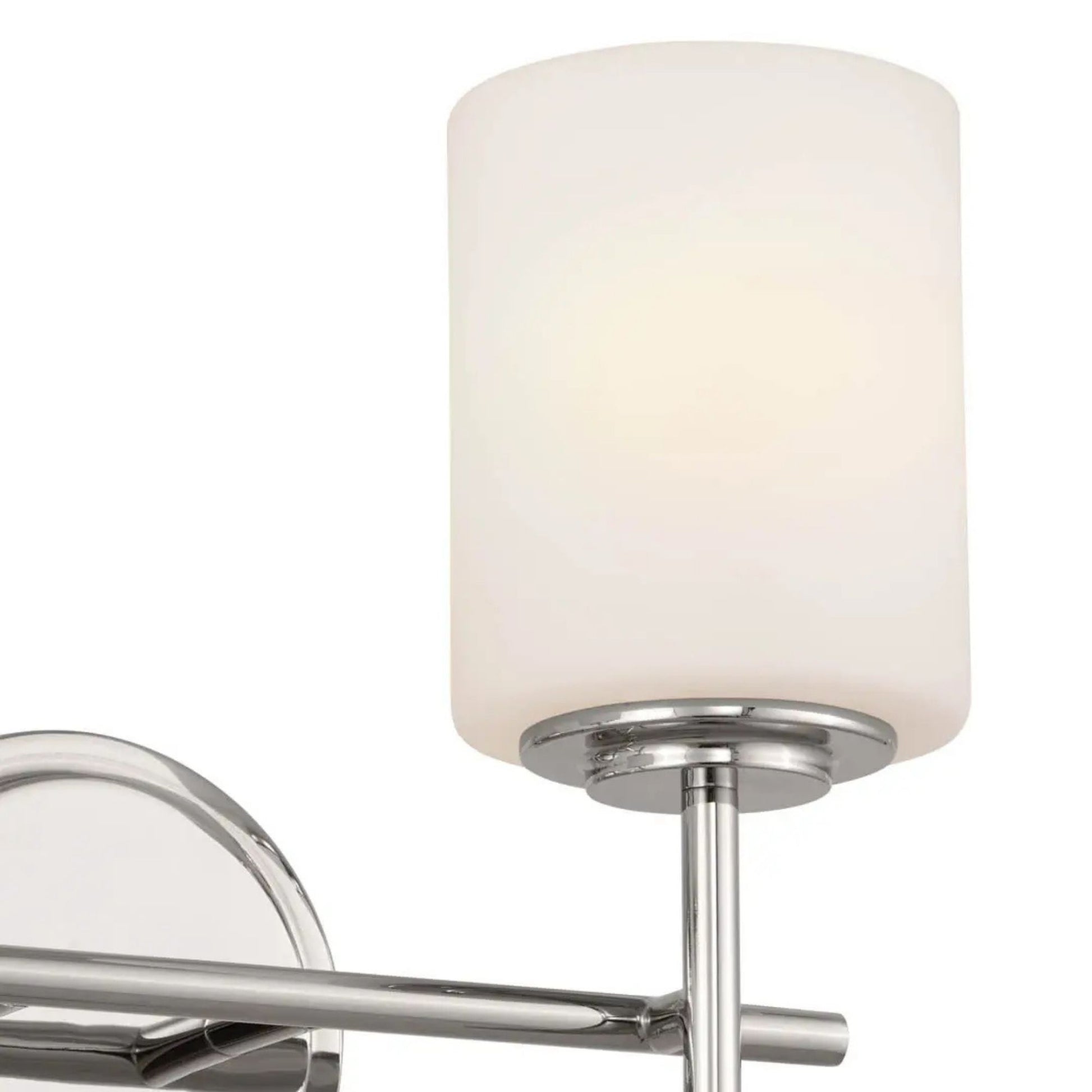 Ali 14" 2-Light Bath Vanity Light, Polished Nickel Finish - Bees Lighting
