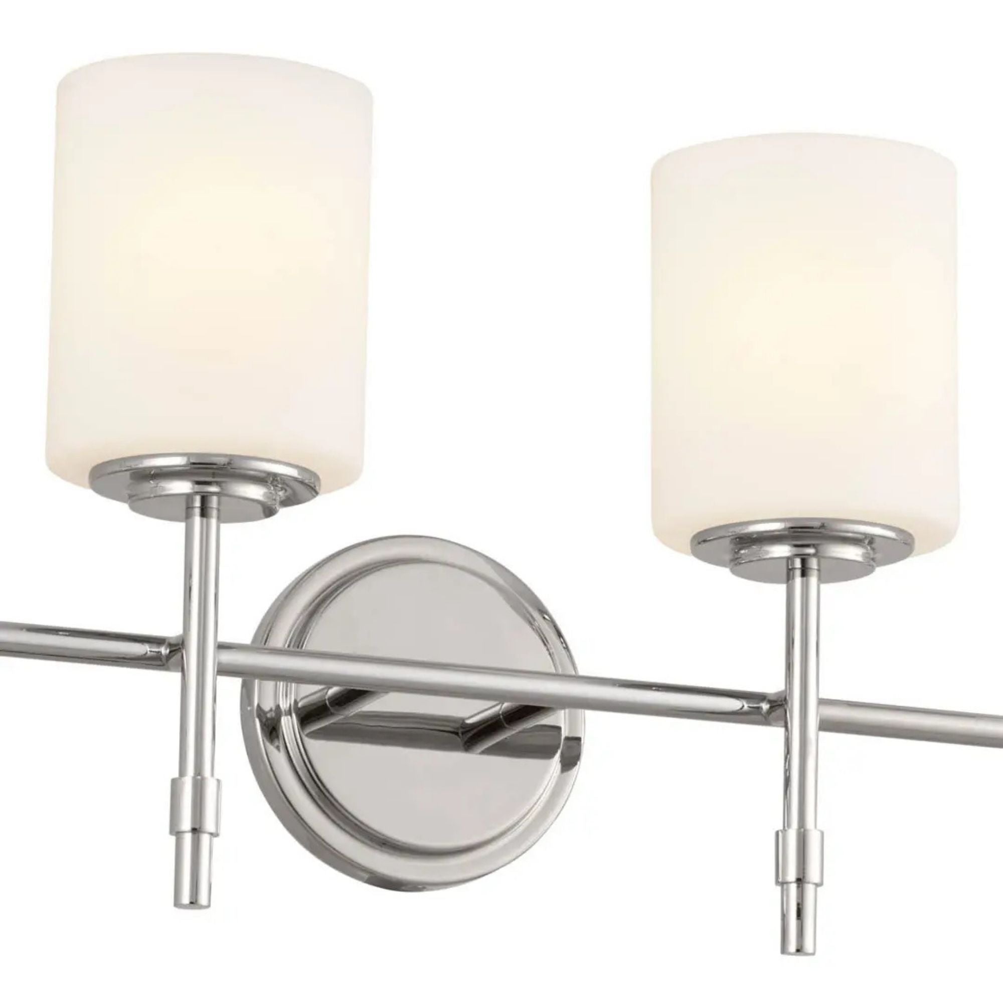 Ali 33" 4-Light Bath Vanity Light, Polished Nickel Finish