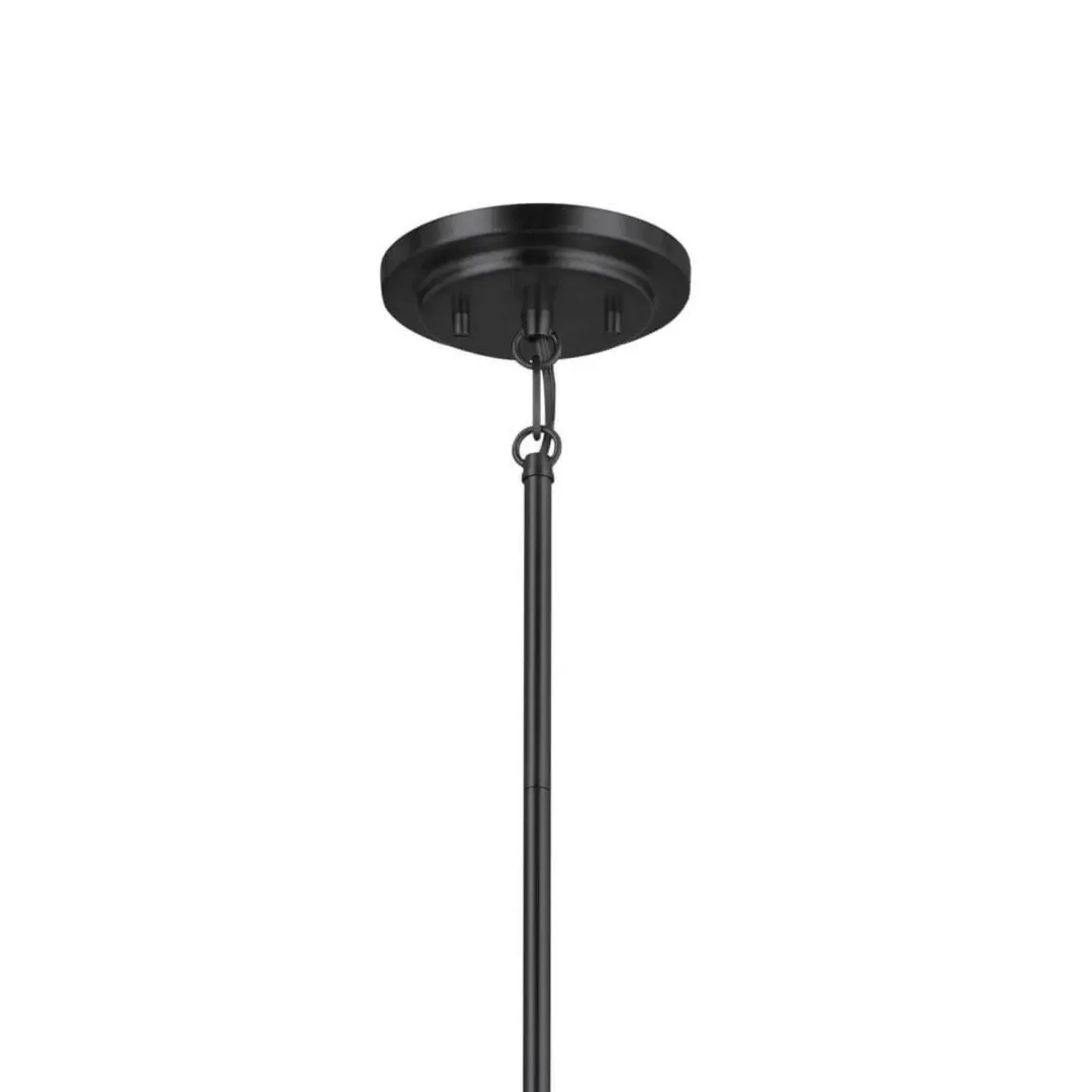 Ali 28" 6-Light Chandelier, Black Finish