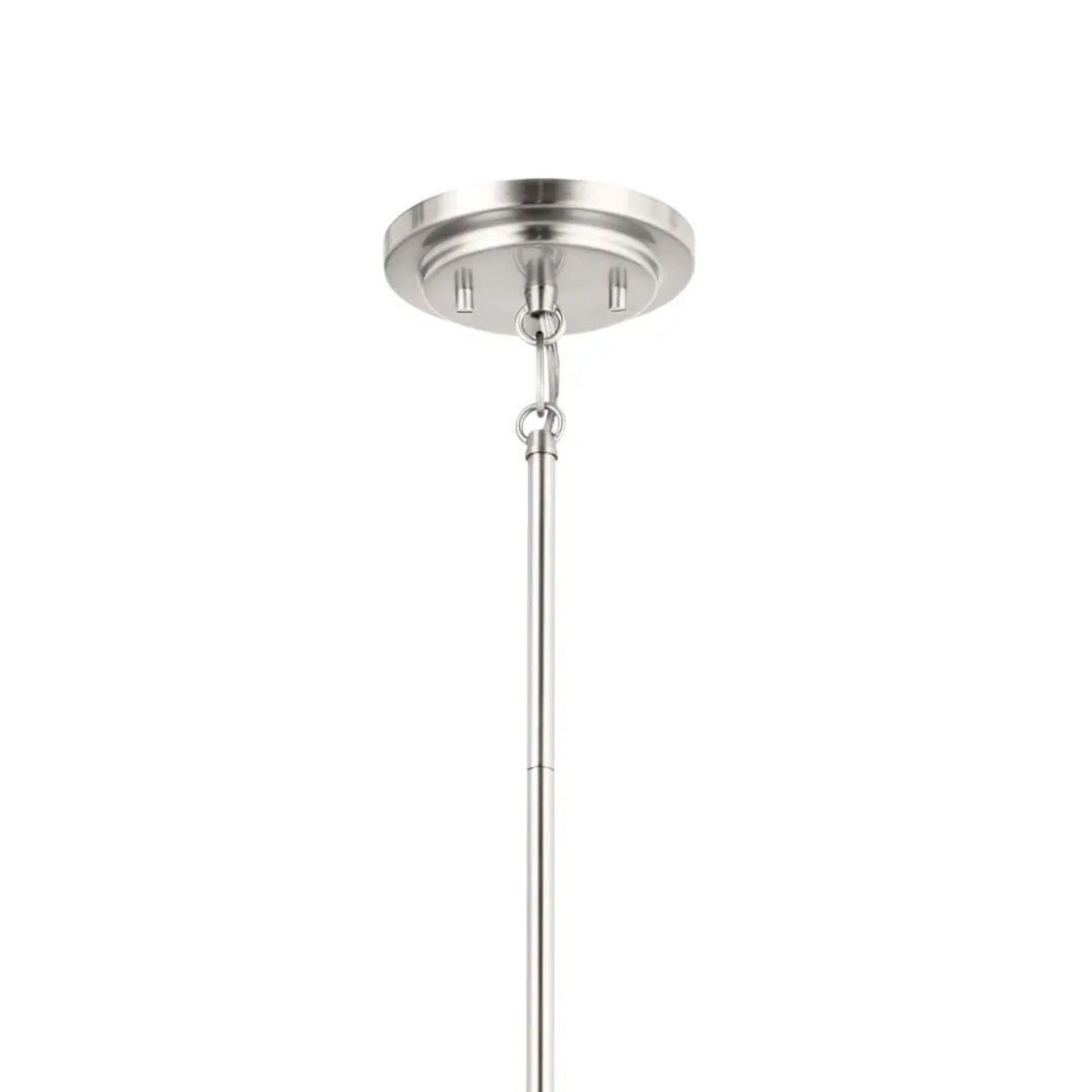 Ali 28" 6-Light Chandelier, Polished Nickel Finish - Bees Lighting
