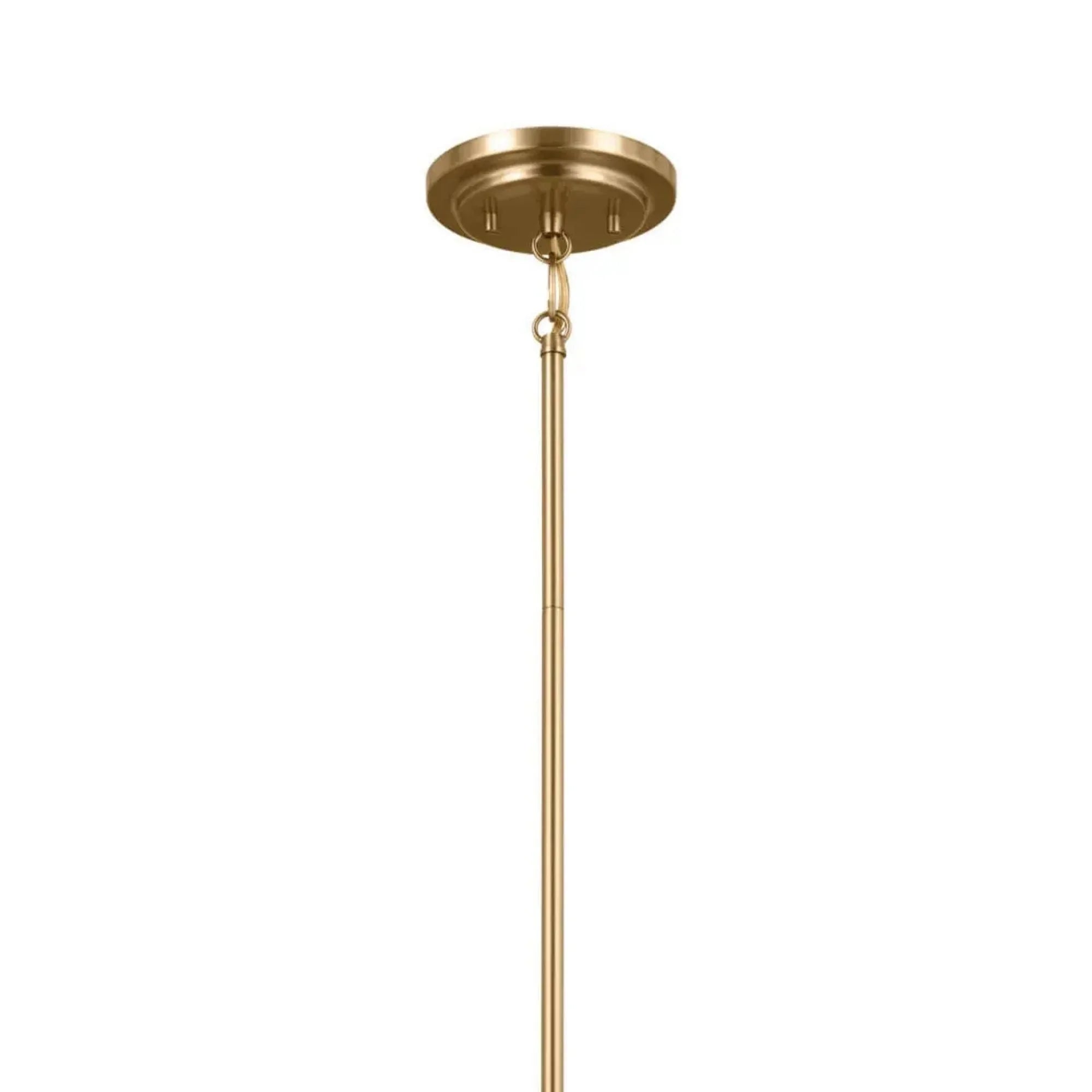 Ali 39" 8-Light Chandelier, Brushed Natural Brass Finish