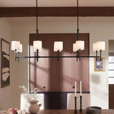 Kichler Ali 56.5in. 10-Light Chandelier Black