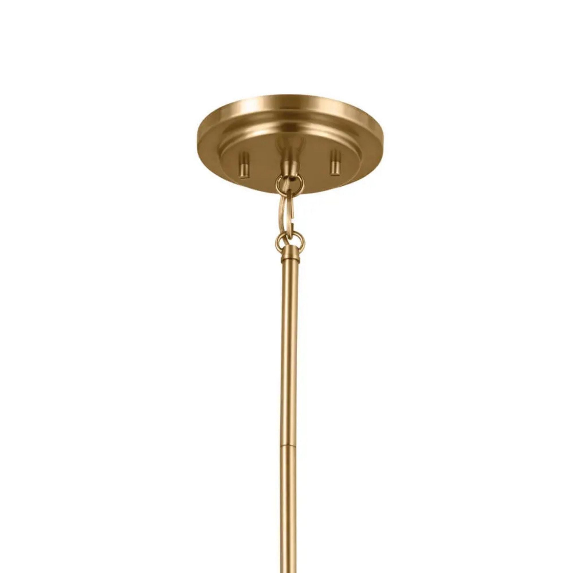Ali 20" 4-Light Chandelier, Brushed Natural Brass Finish