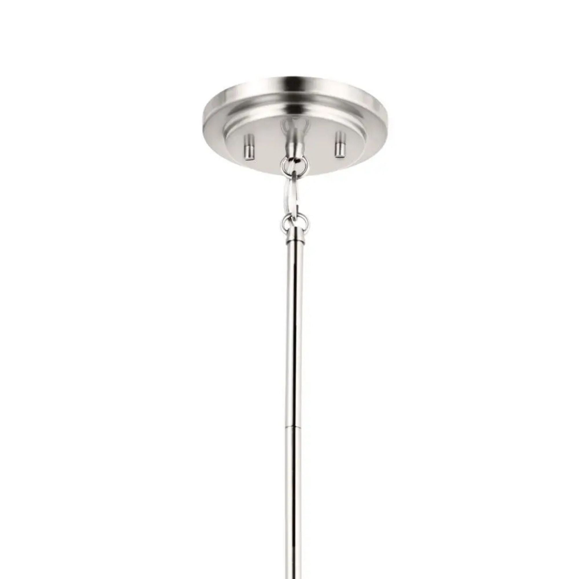 Ali 20" 4-Light Chandelier, Polished Nickel Finish