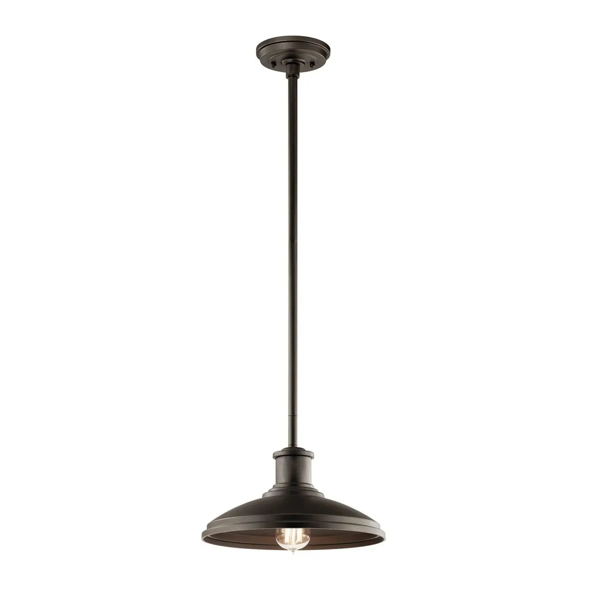 Kichler Allenbury 12 in. Outdoor Hanging Lantern Olde Bronze