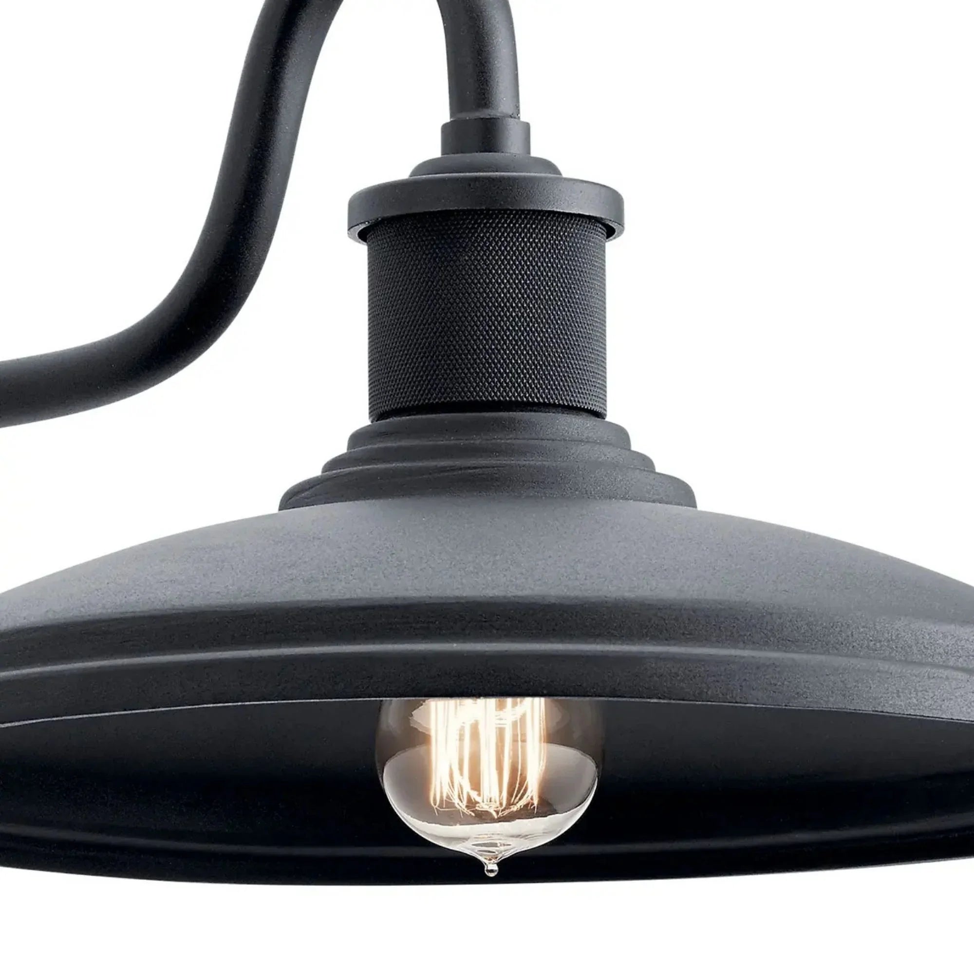 Kichler Allenbury 14 in. Outdoor Wall Sconce Textured Black