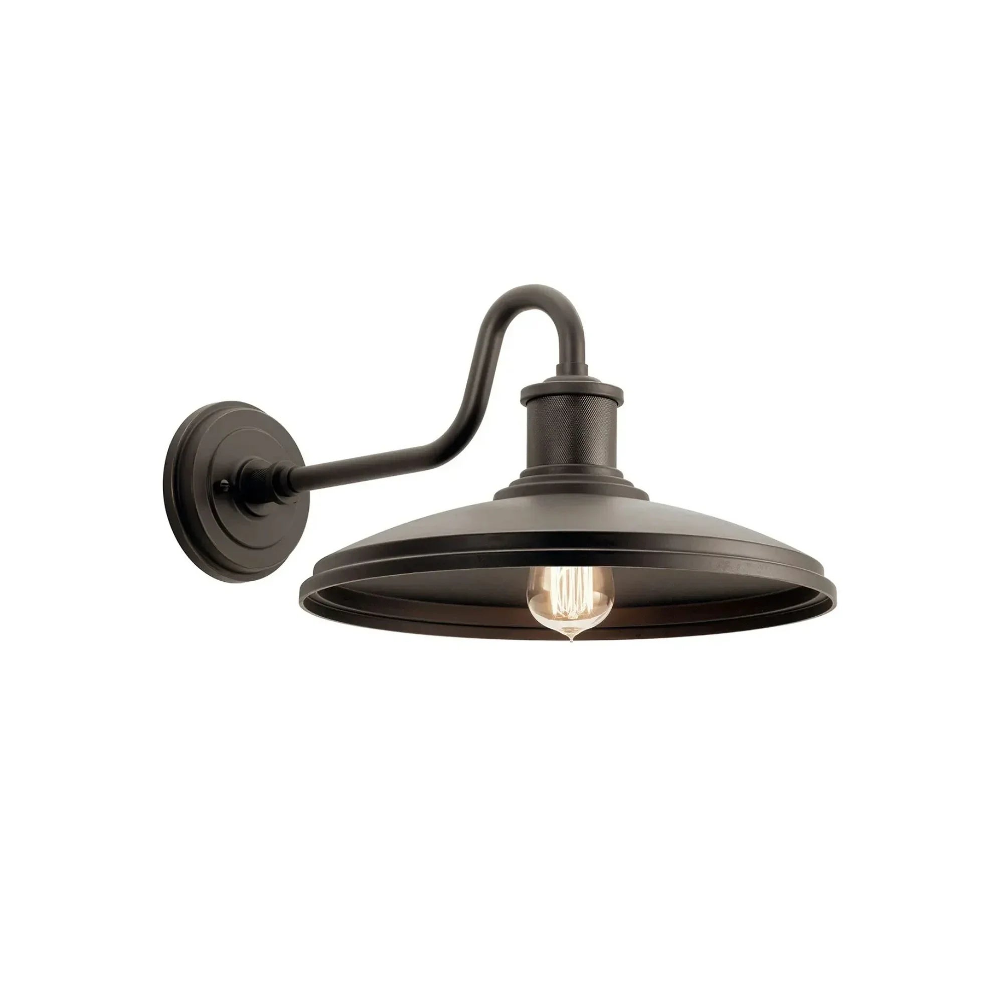 Allenbury 14" Outdoor Wall Light, Olde Bronze Finish