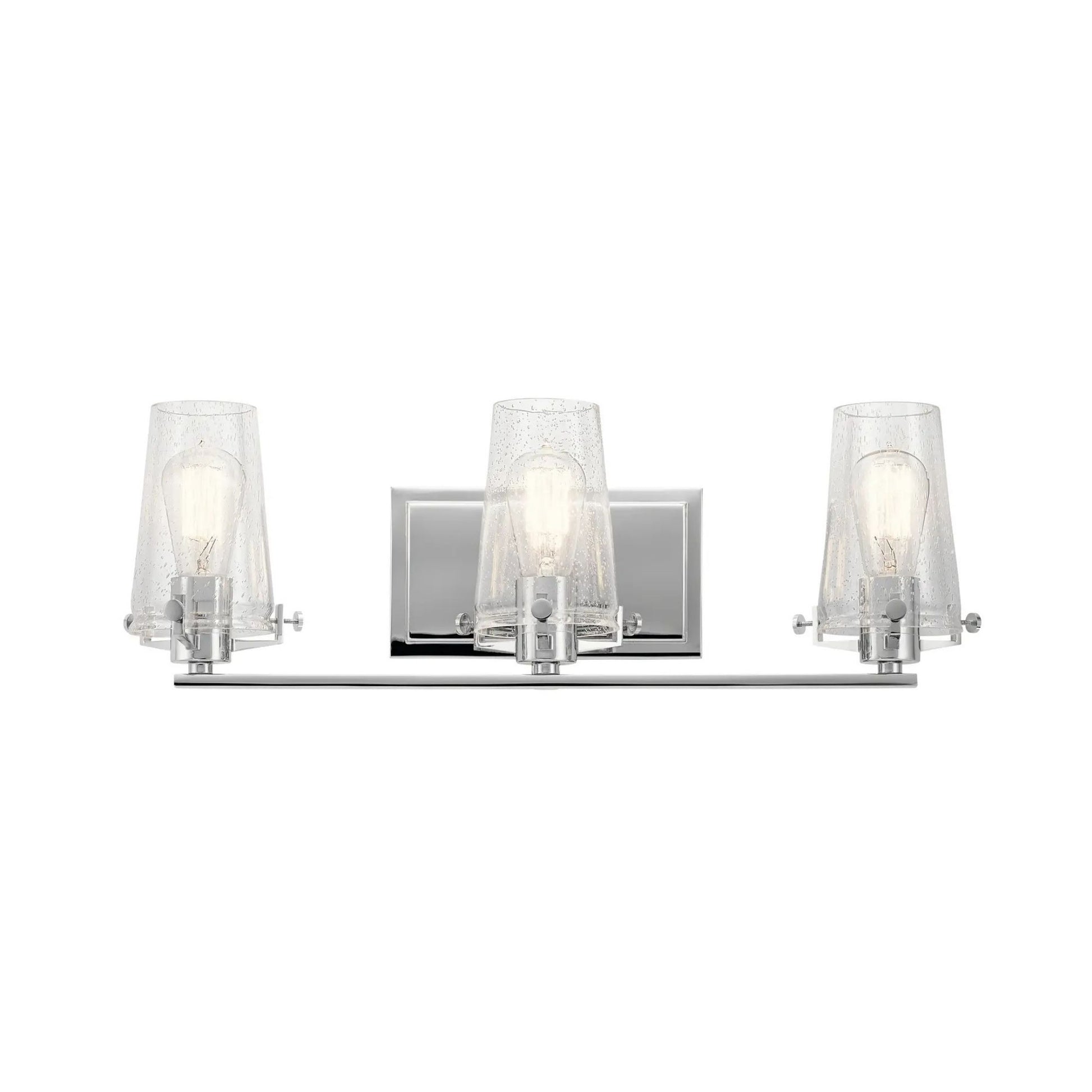 Kichler Lighting - Alton 24" 3-Light Bath Vanity Light, Chrome Finish | Bees Lighting