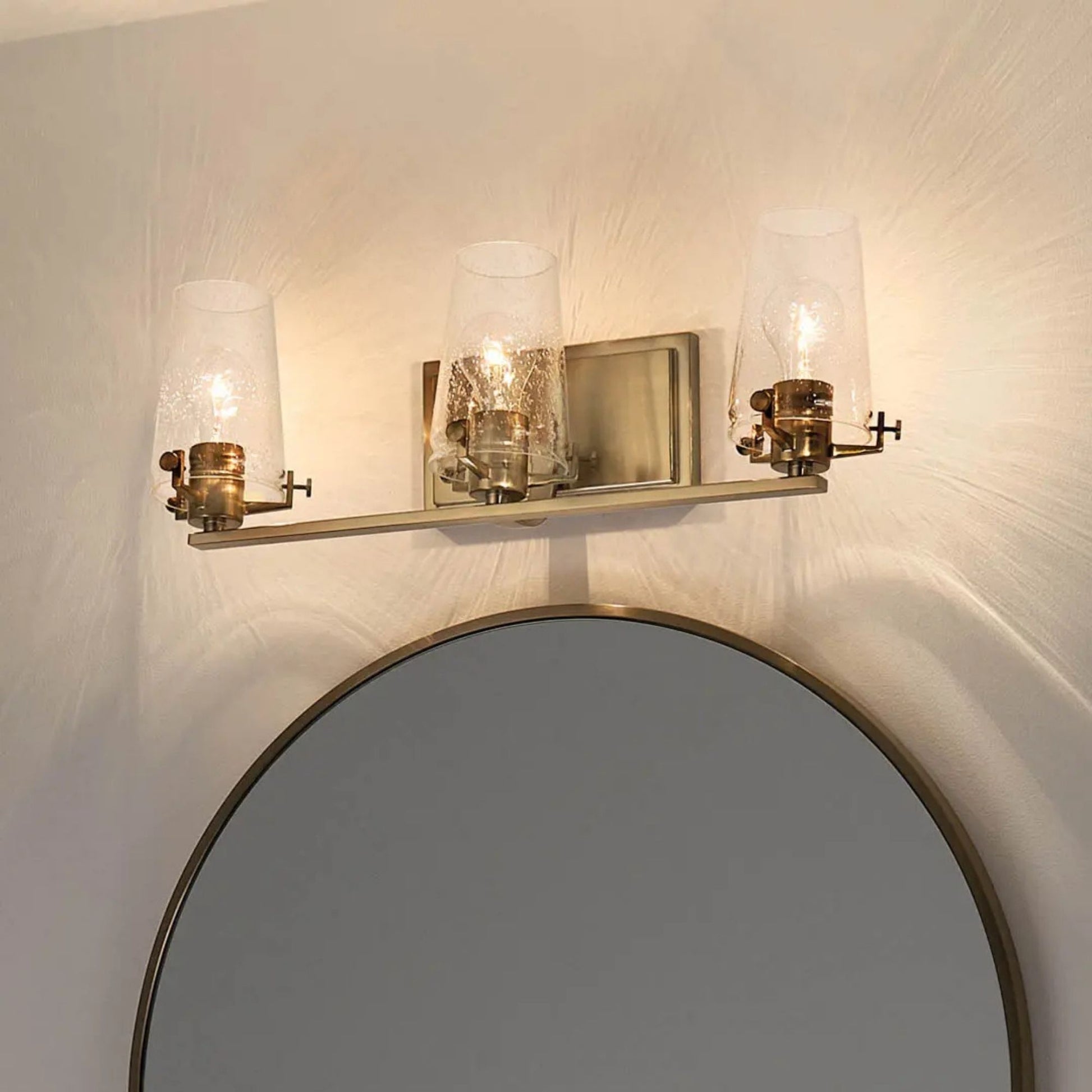 Kichler Lighting - Alton 24" 3-Light Bath Vanity Light, Champagne Bronze Finish | Bees Lighting