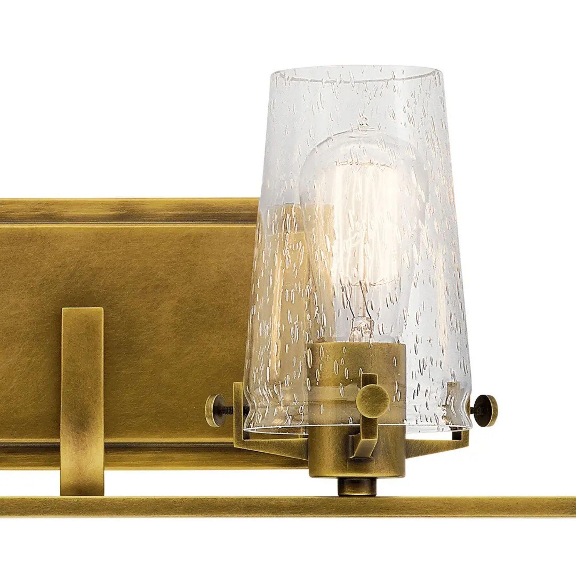 Alton 24" 3-Light Bath Vanity Light, Natural Brass Finish