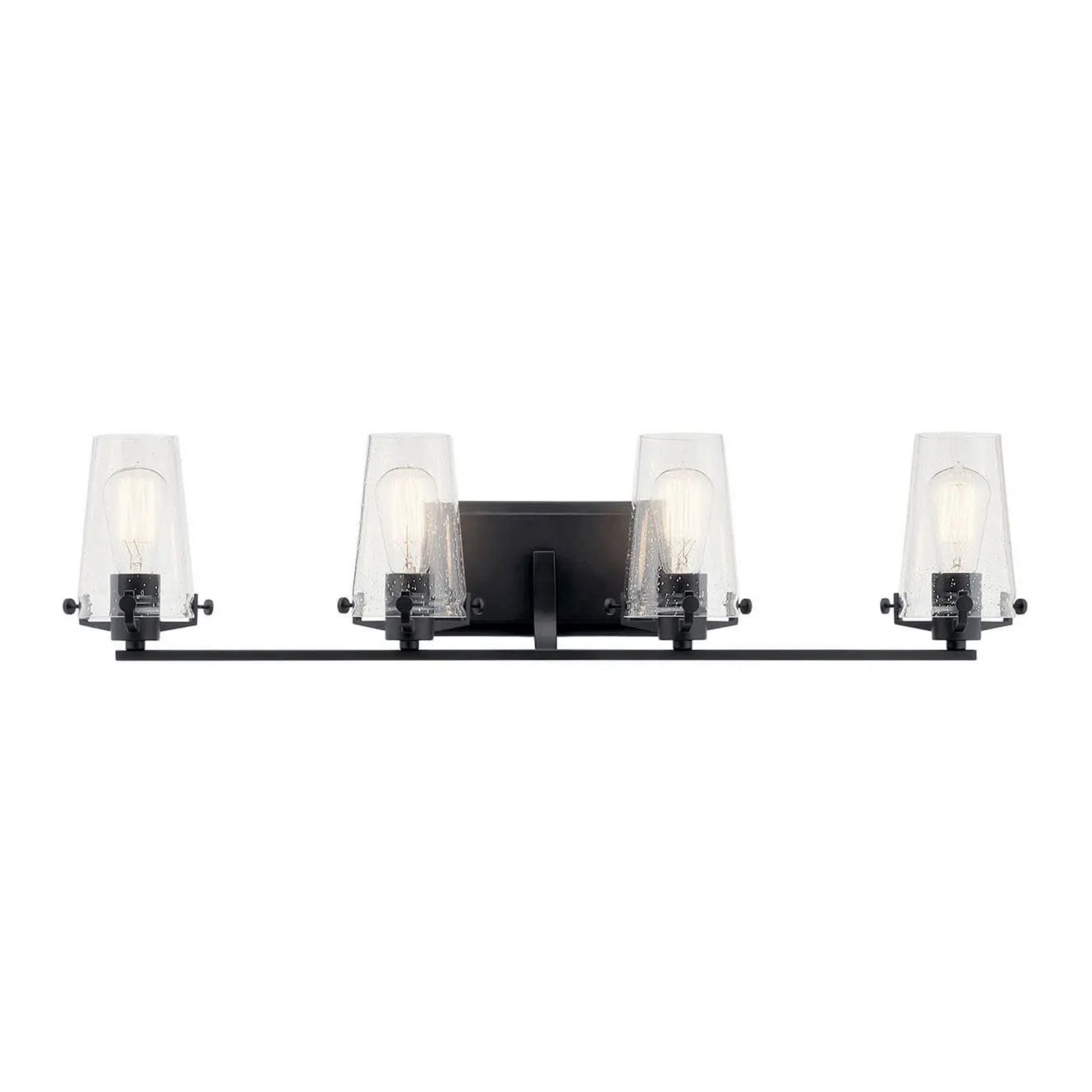 Kichler Lighting - Alton 34" 4-Light Bath Vanity Light, Black Finish | Bees Lighting