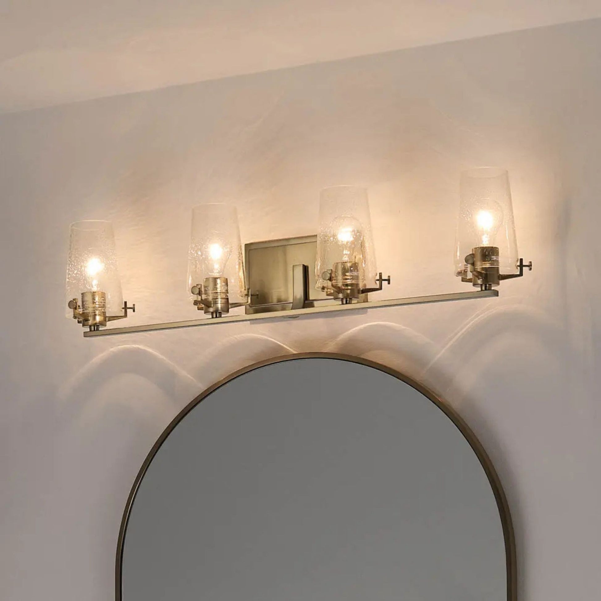 Kichler Lighting - Alton 34" 4-Light Bath Vanity Light, Champagne Bronze Finish | Bees Lighting