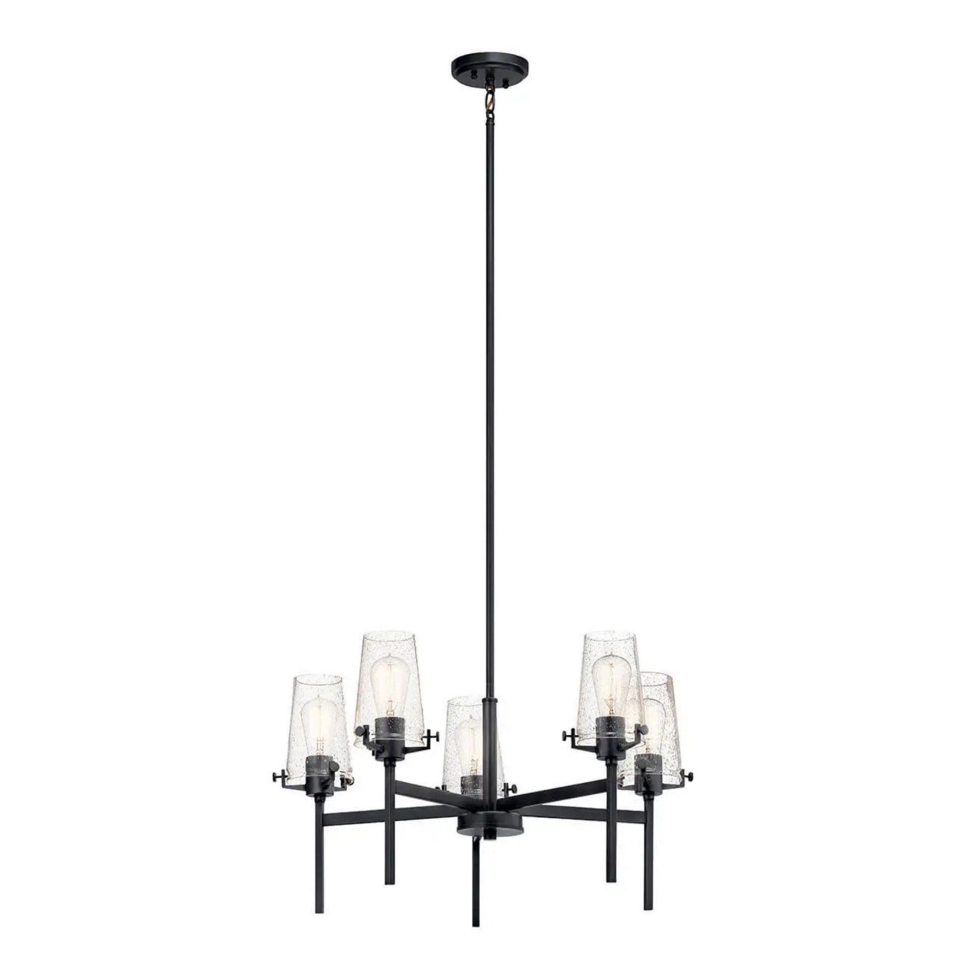 Kichler Lighting - Alton 27" 5-Light Chandelier, Black Finish | Bees Lighting