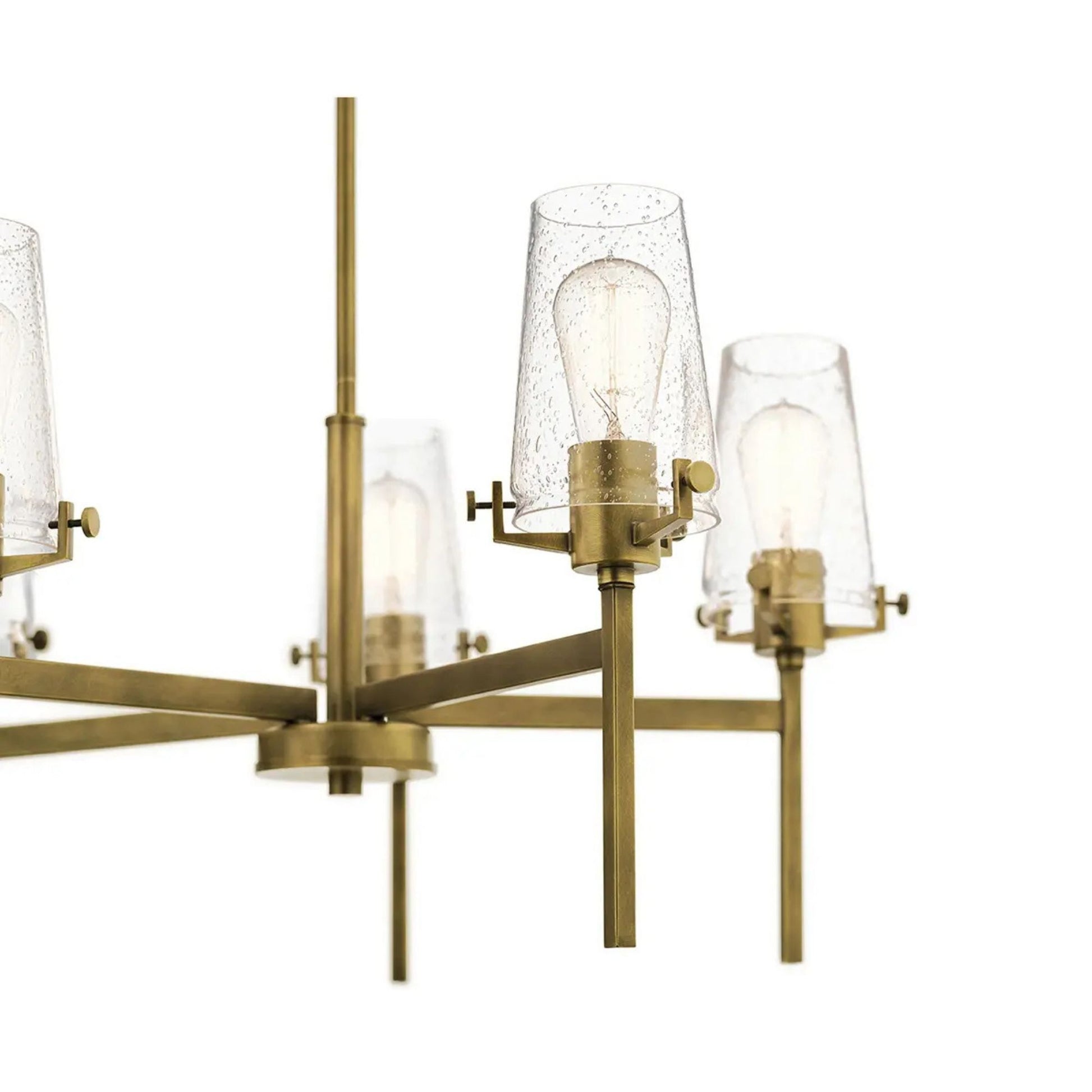 Kichler Lighting - Alton 27" 5-Light Chandelier, Natural Brass Finish | Bees Lighting