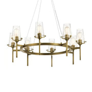 Kichler Lighting - Alton 38" 8-Light Chandelier, Natural Brass Finish | Bees Lighting