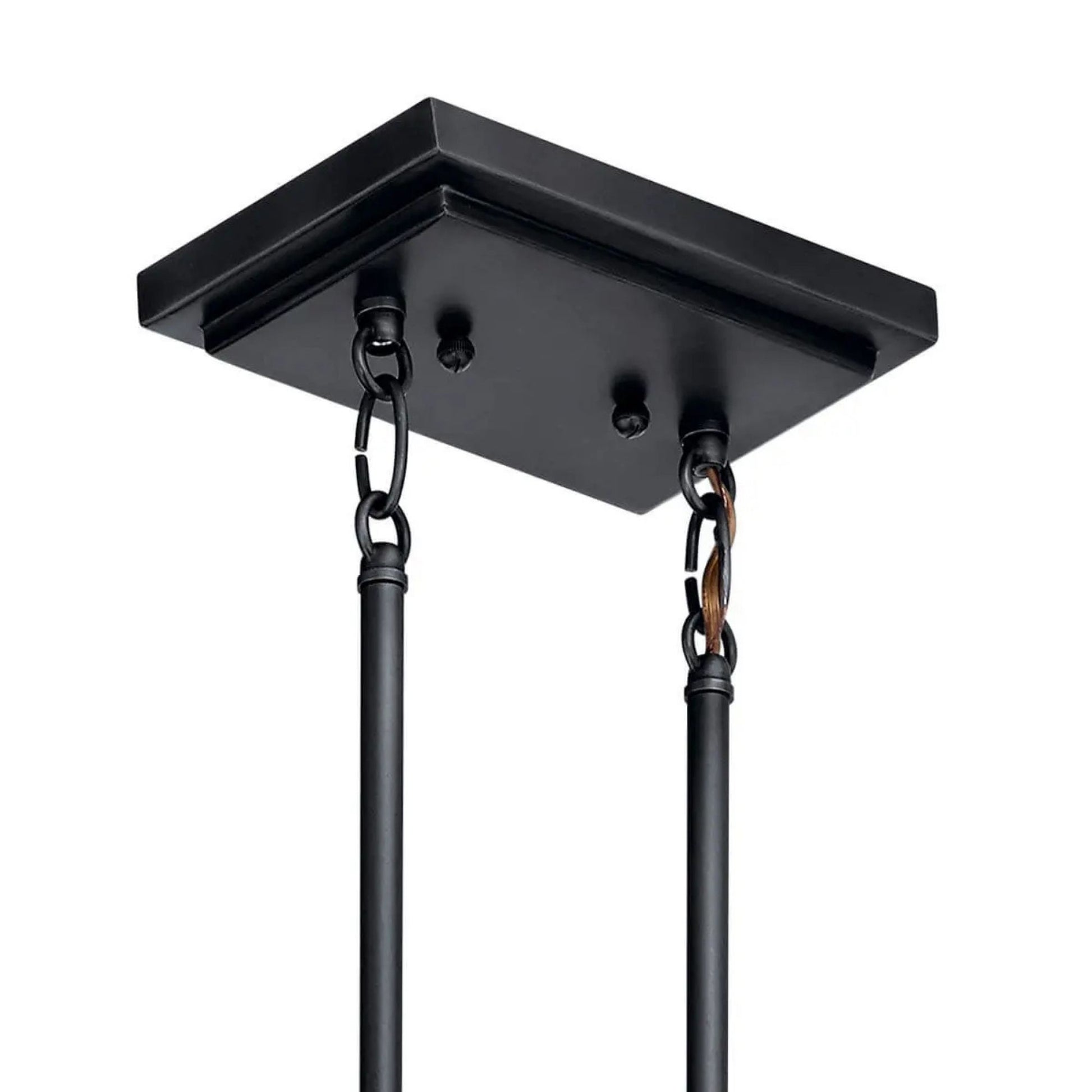 Kichler Lighting - Alton 46" 8-Light Linear Chandelier, Black Finish | Bees Lighting