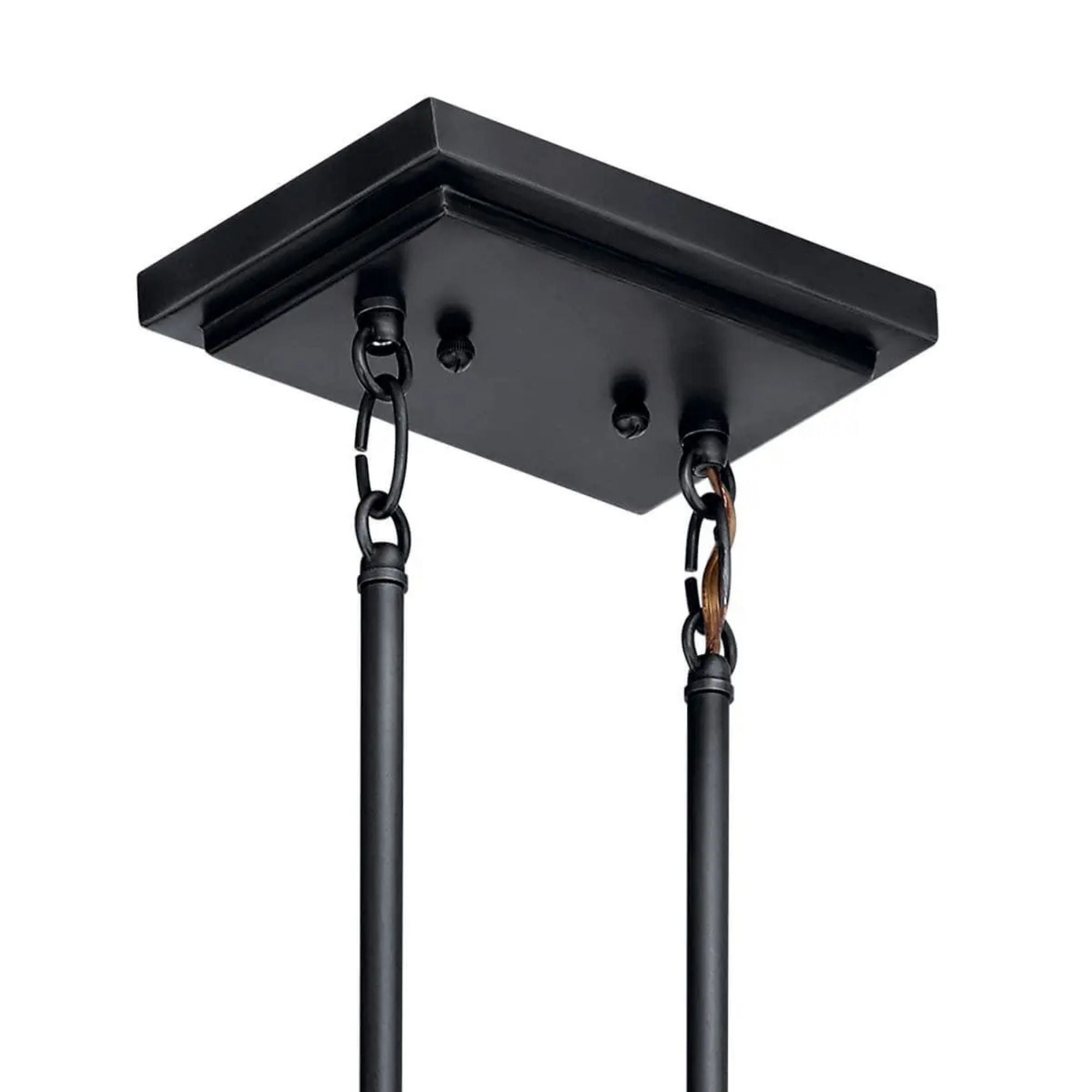 Kichler Lighting - Alton 46" 8-Light Linear Chandelier, Black Finish | Bees Lighting