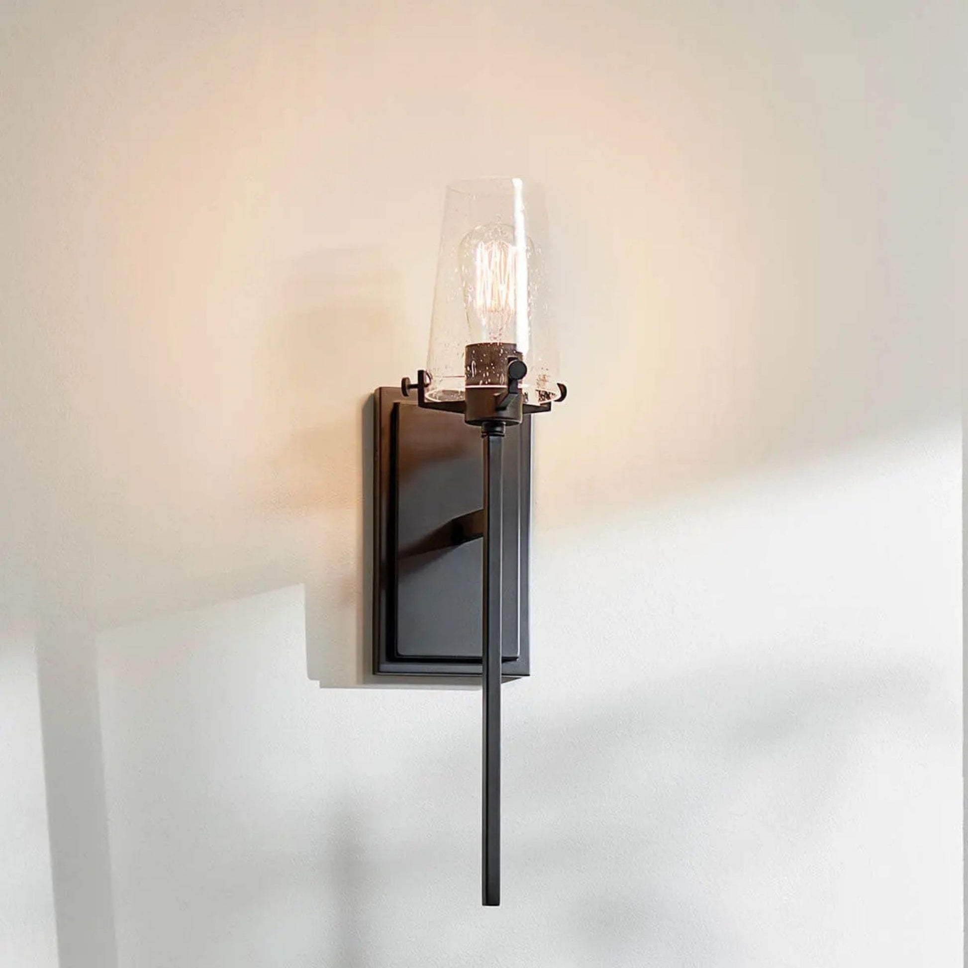 Kichler Lighting - Alton 5" Wall Sconce, Black Finish | Bees Lighting