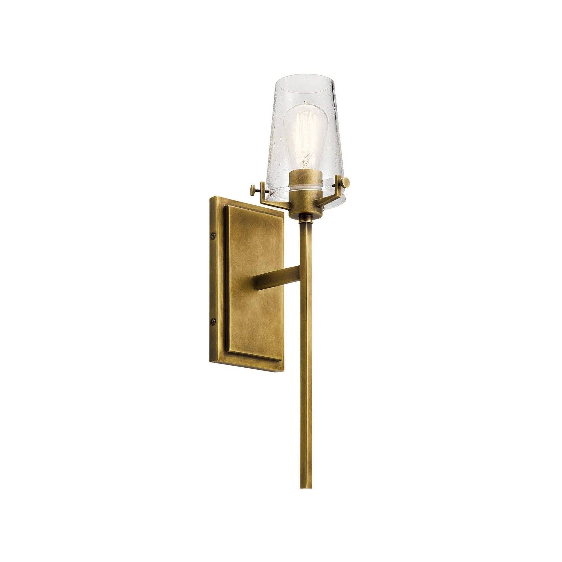 Kichler Lighting - Alton 5" Wall Sconce, Natural Brass Finish | Bees Lighting