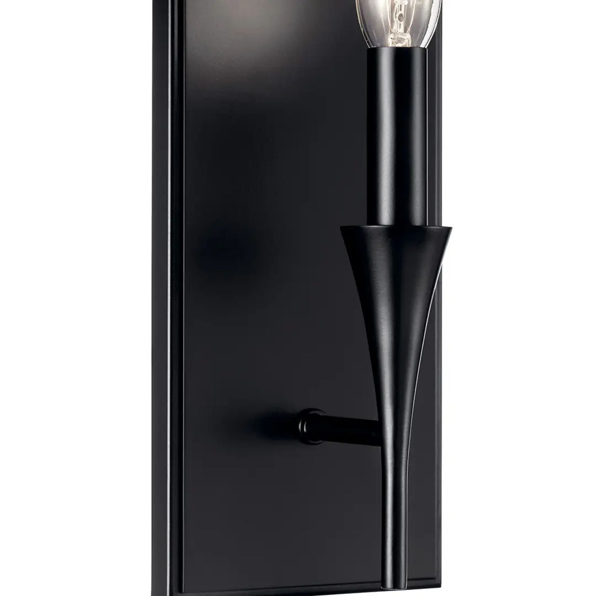 Alvaro 11" Wall Sconce, Black Finish