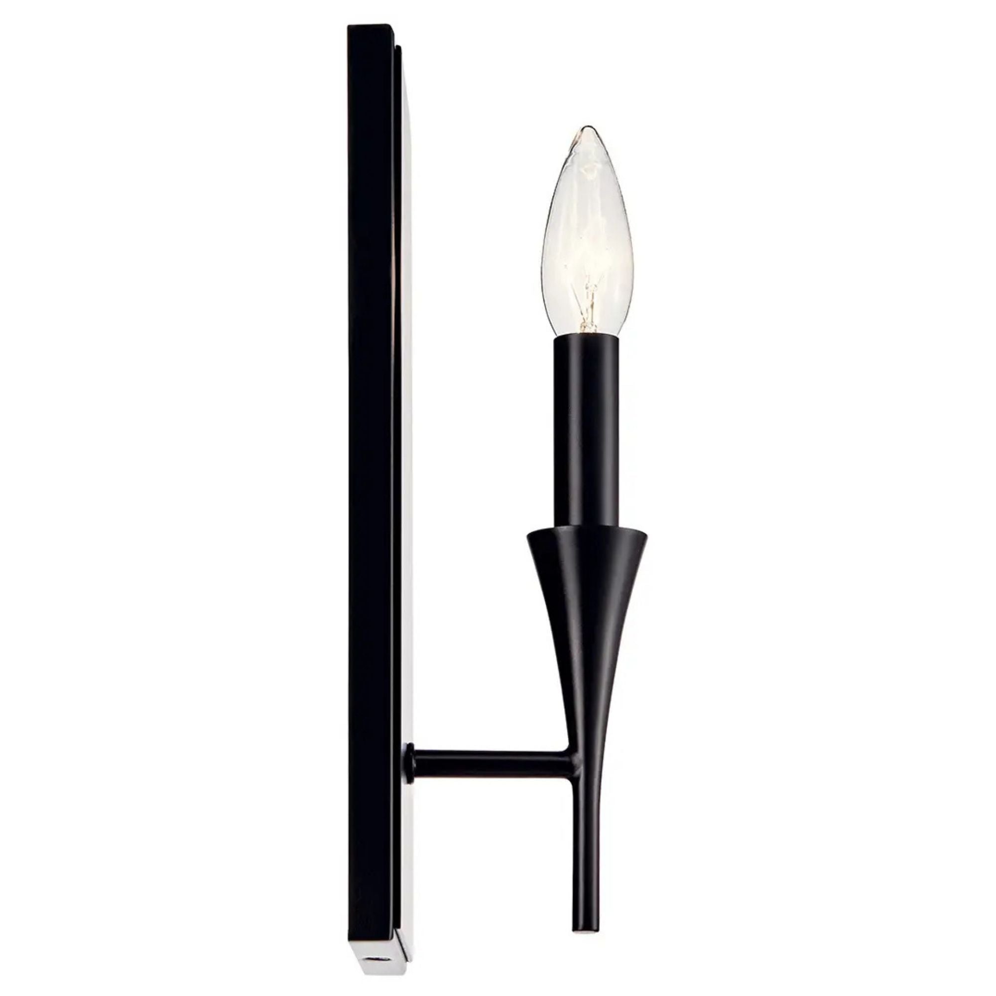Alvaro 11" Wall Sconce, Black Finish