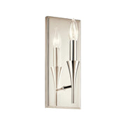 Alvaro 11" Wall Sconce, Polished Nickel Finish