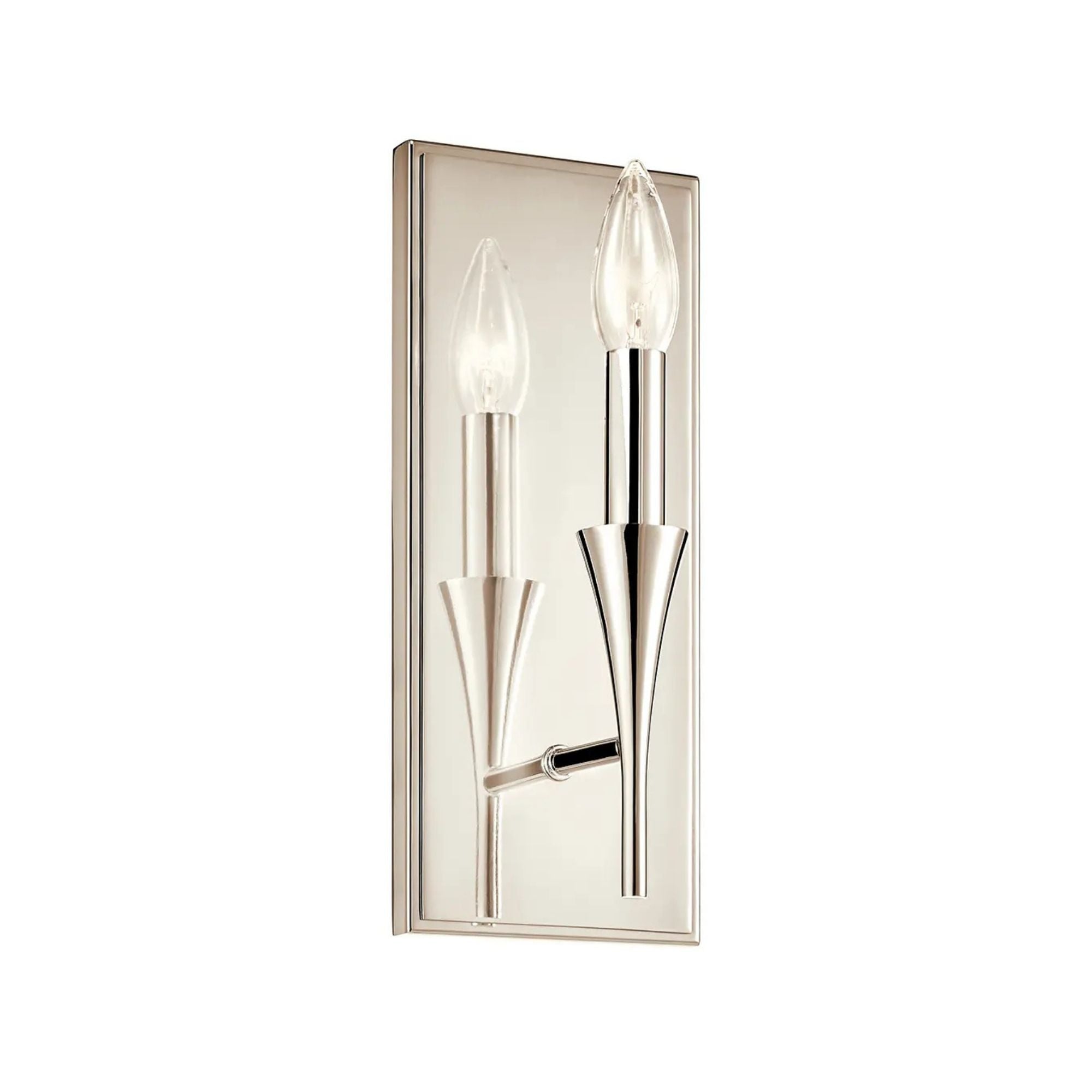Alvaro 11" Wall Sconce, Polished Nickel Finish
