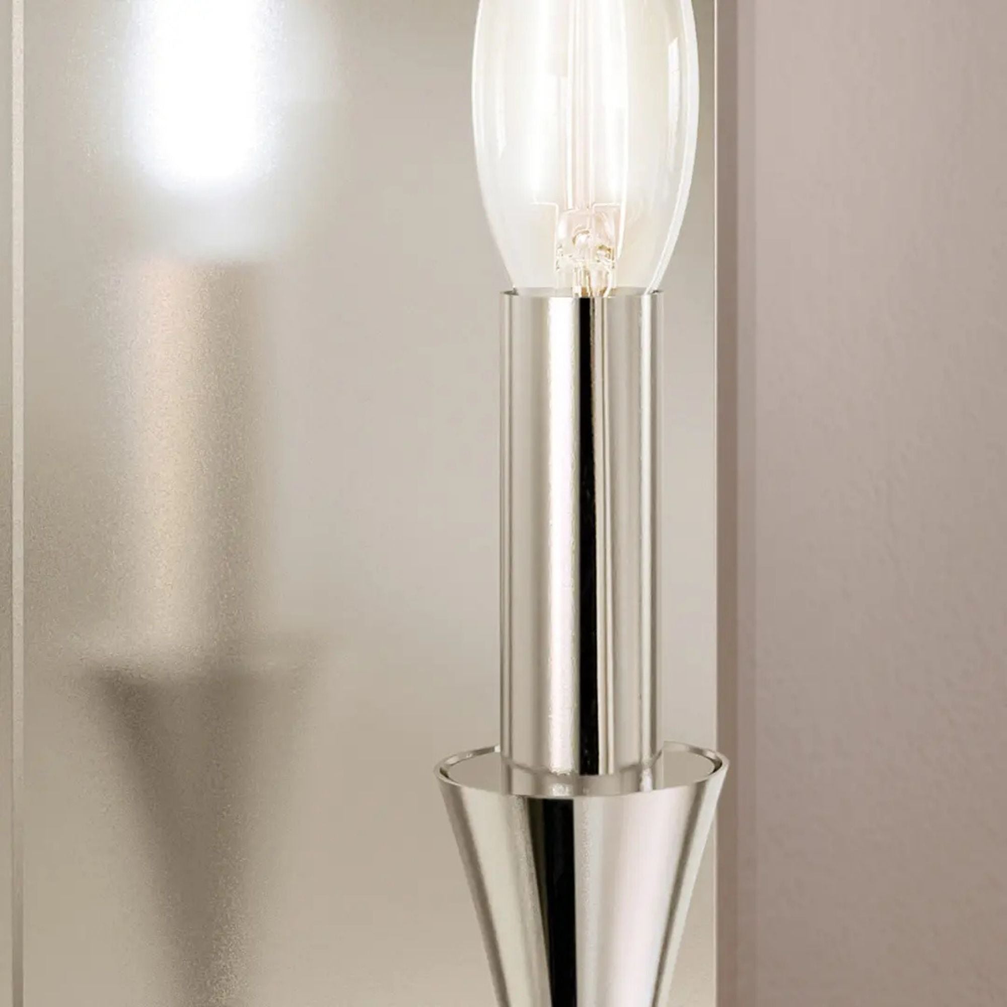 Alvaro 11" Wall Sconce, Polished Nickel Finish