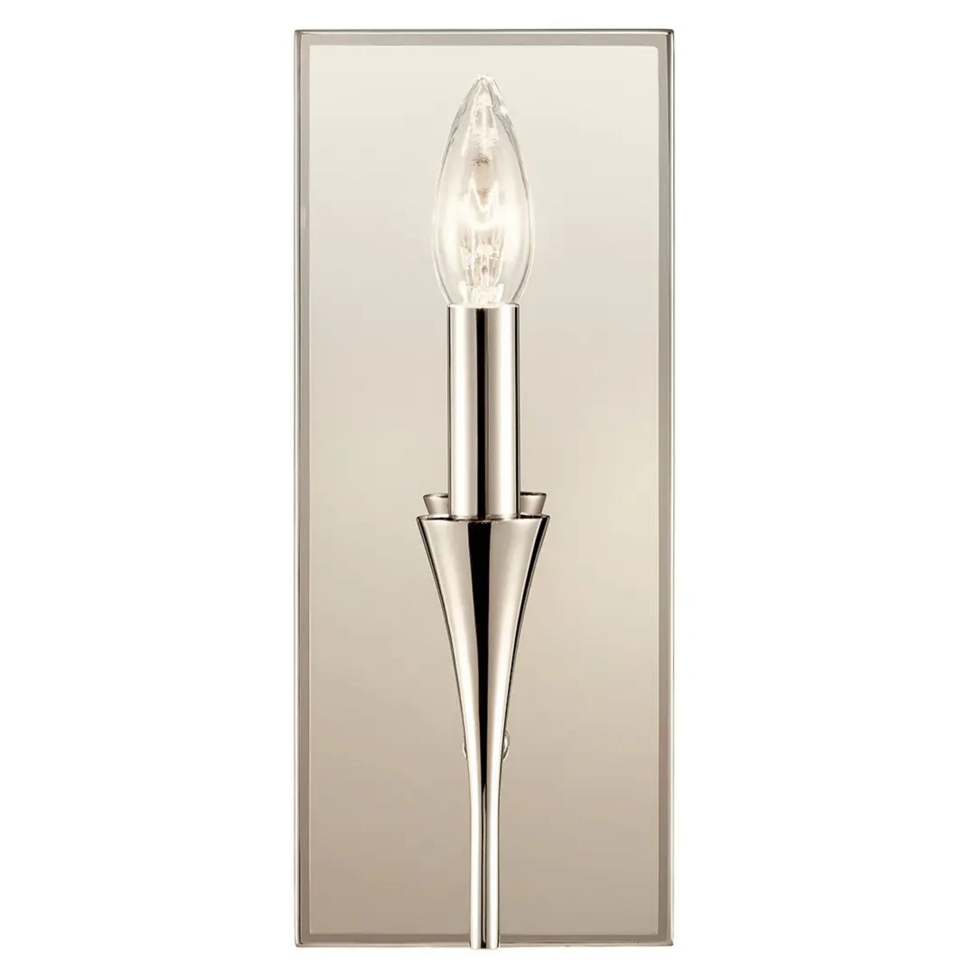Alvaro 11" Wall Sconce, Polished Nickel Finish
