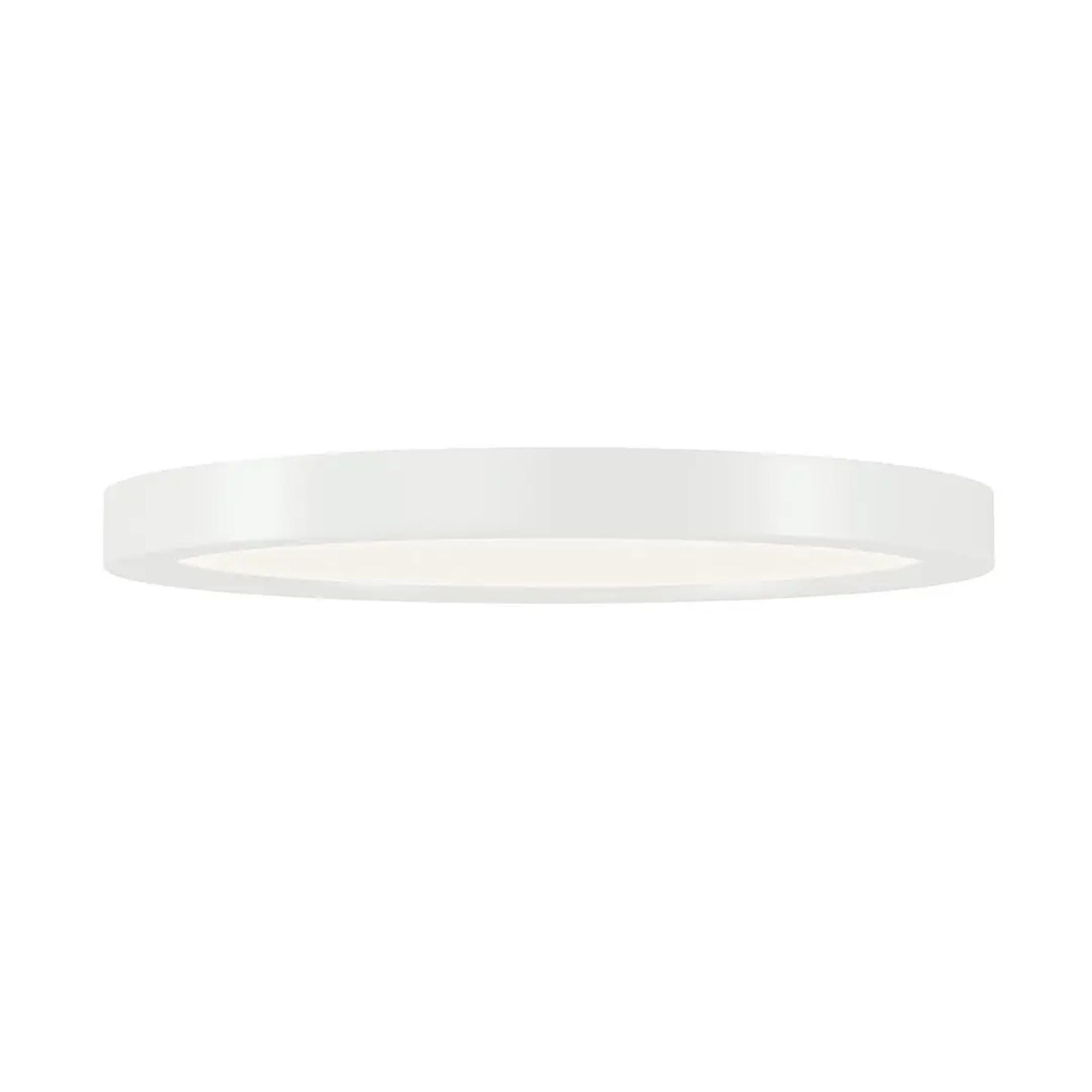 Ara 9" LED Flush Mount, White Finish