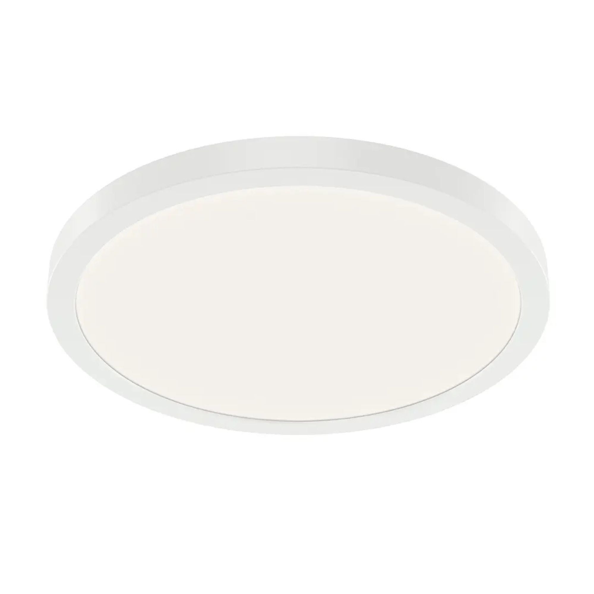 Ara 11" LED Flush Mount, White Finish