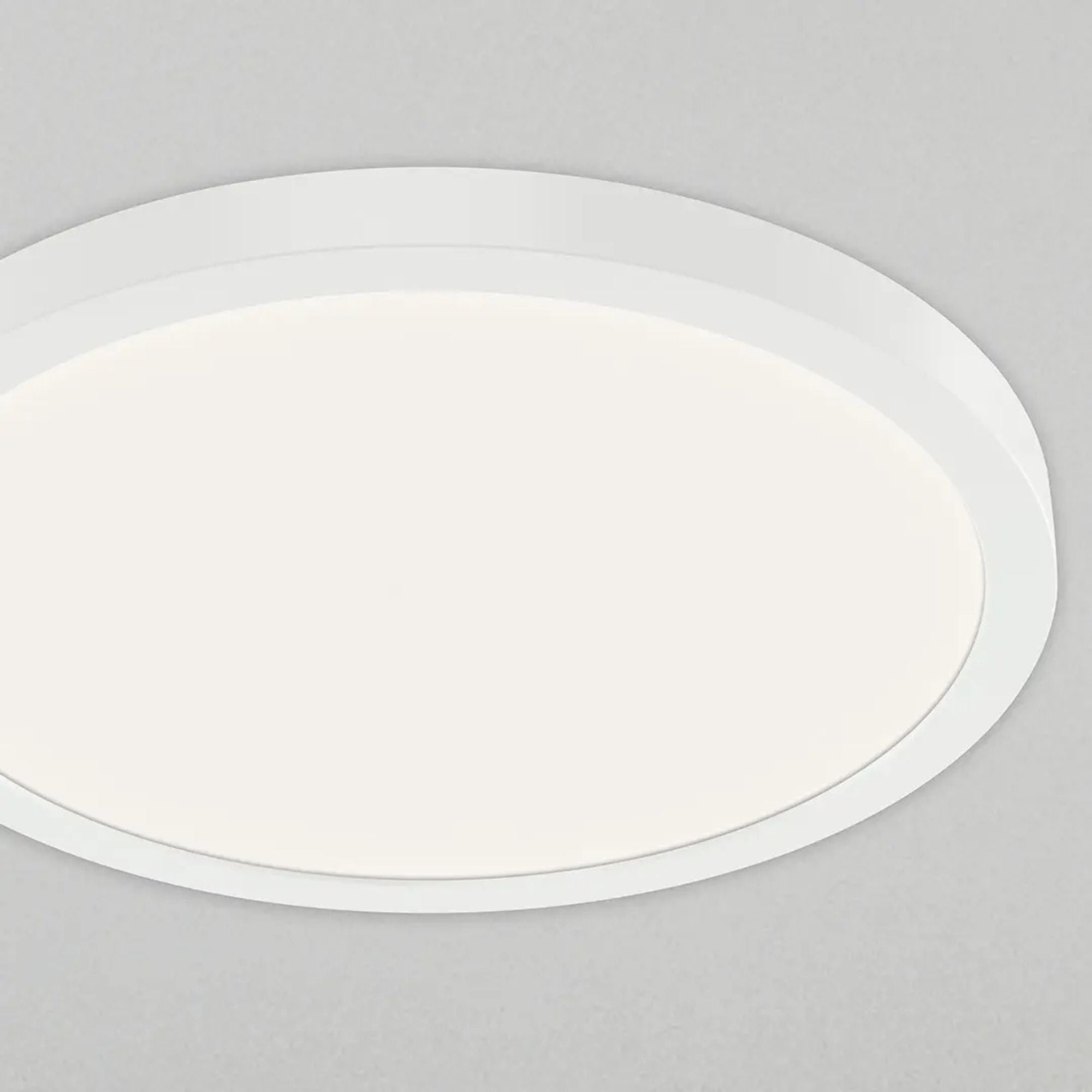 Ara 11" LED Flush Mount, White Finish