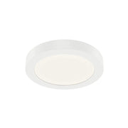 Ara 5" LED Outdoor Flush Mount, White Finish