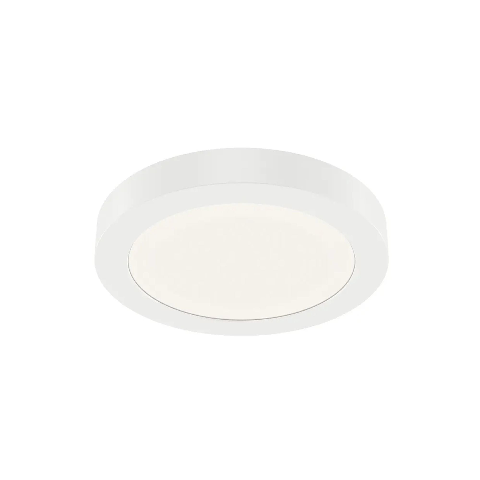 Ara 5" LED Outdoor Flush Mount, White Finish