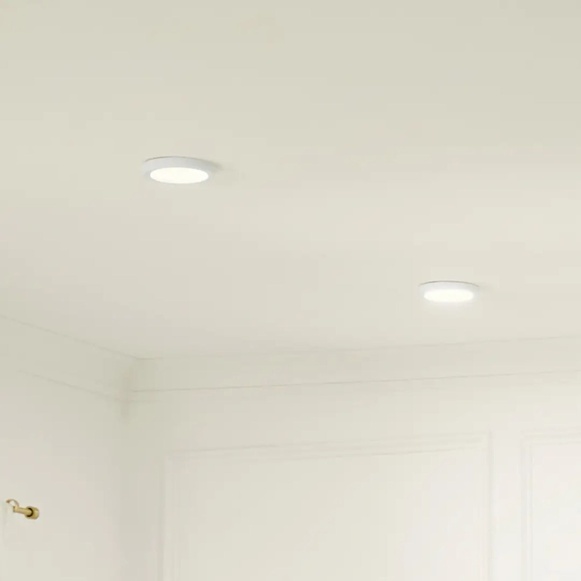 Ara 5" LED Outdoor Flush Mount, White Finish