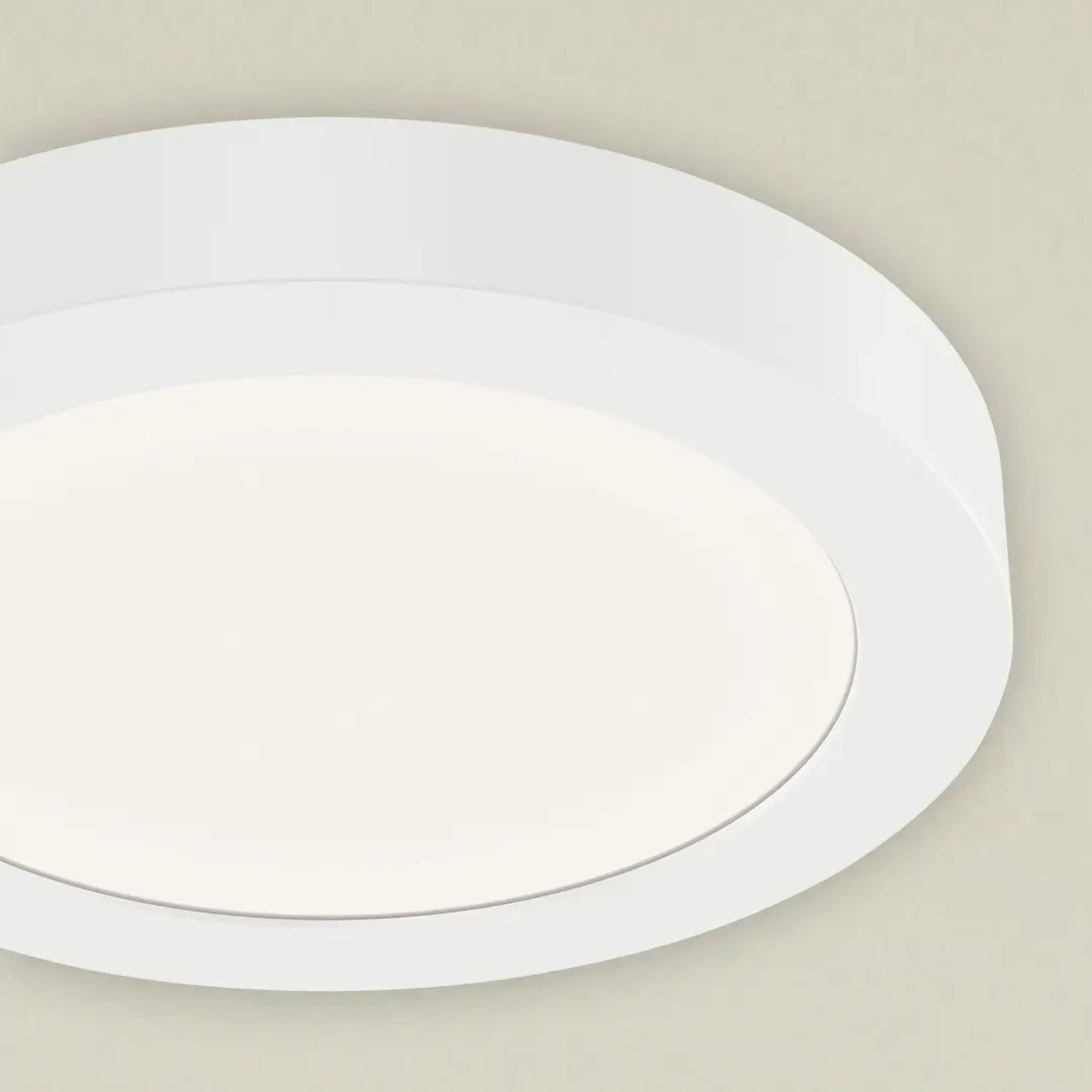 Ara 5" LED Outdoor Flush Mount, White Finish