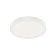 Ara 7" LED Outdoor Flush Mount, White Finish