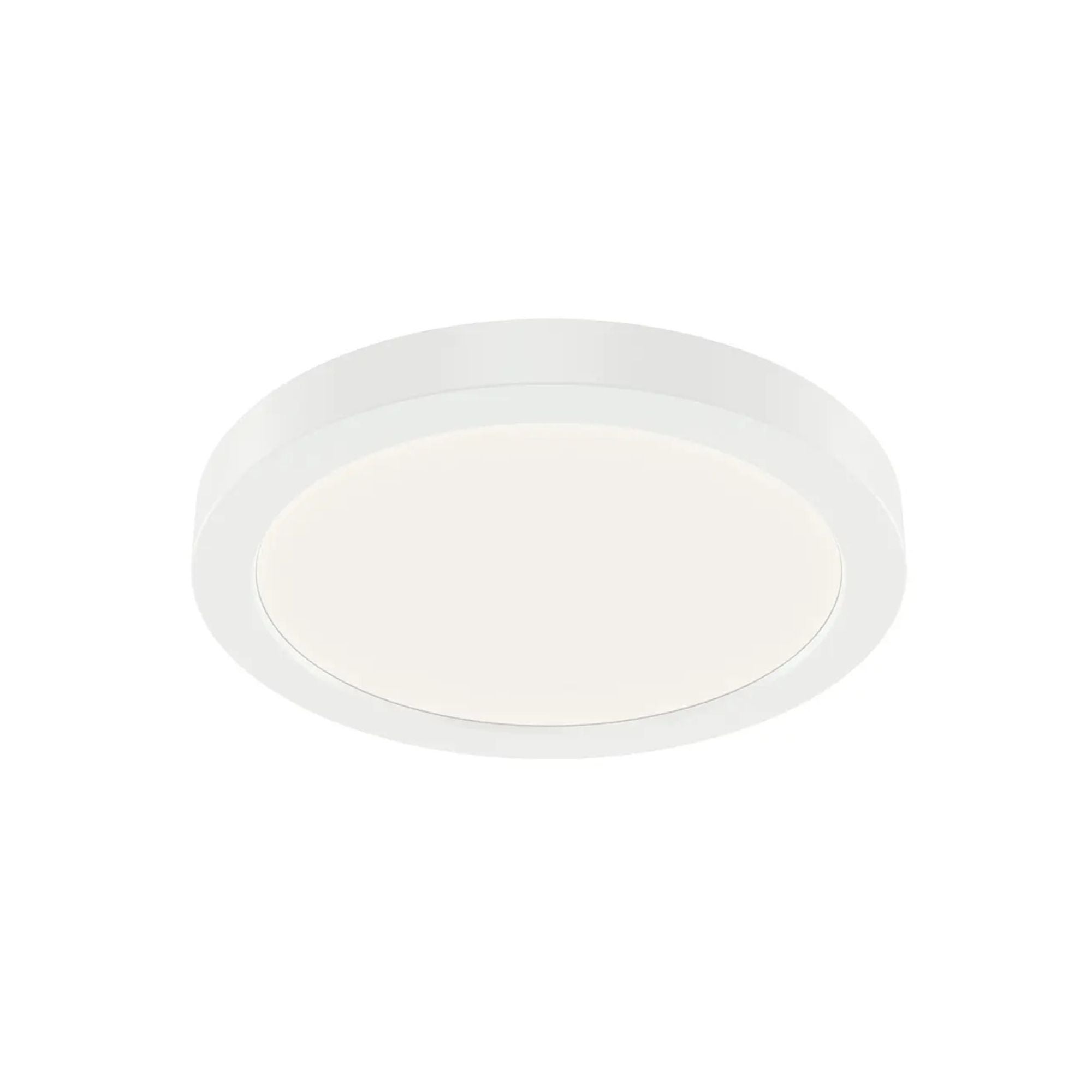 Ara 7" LED Outdoor Flush Mount, White Finish