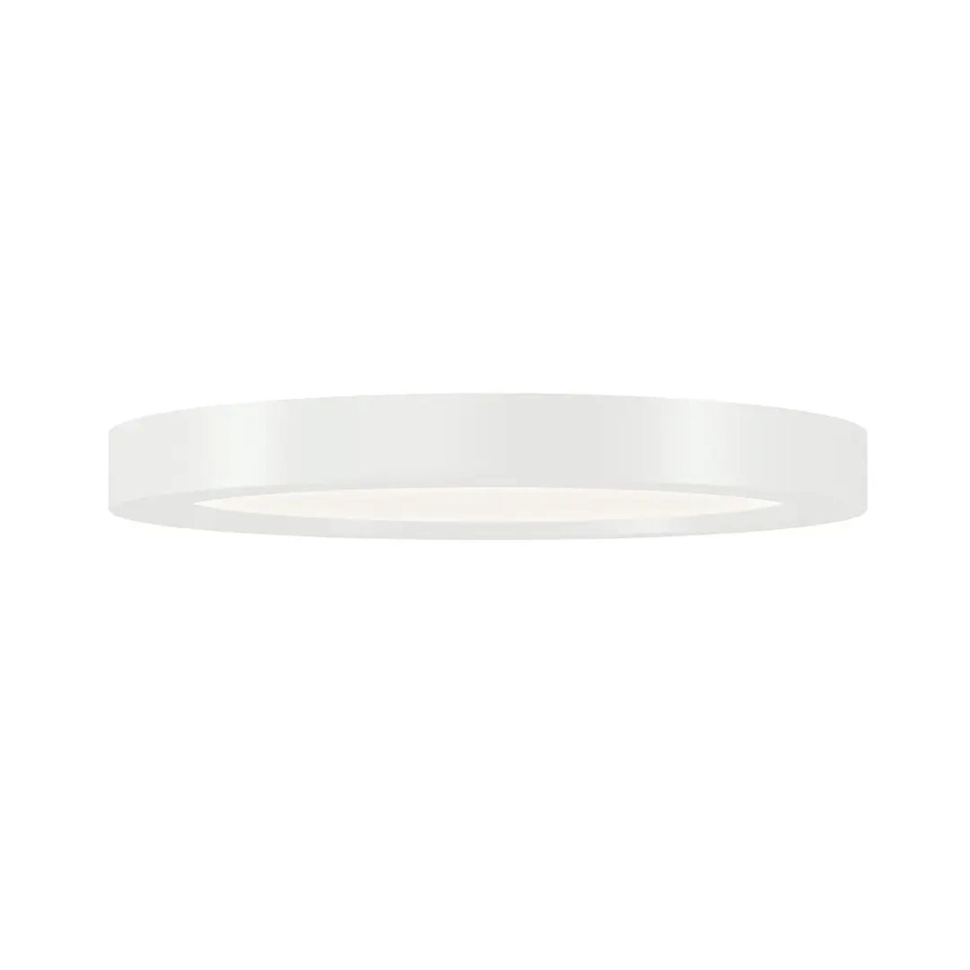 Ara 7" LED Outdoor Flush Mount, White Finish