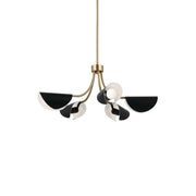 Arcus 29" 5-Light Chandelier, Champagne Bronze & Black Finish
