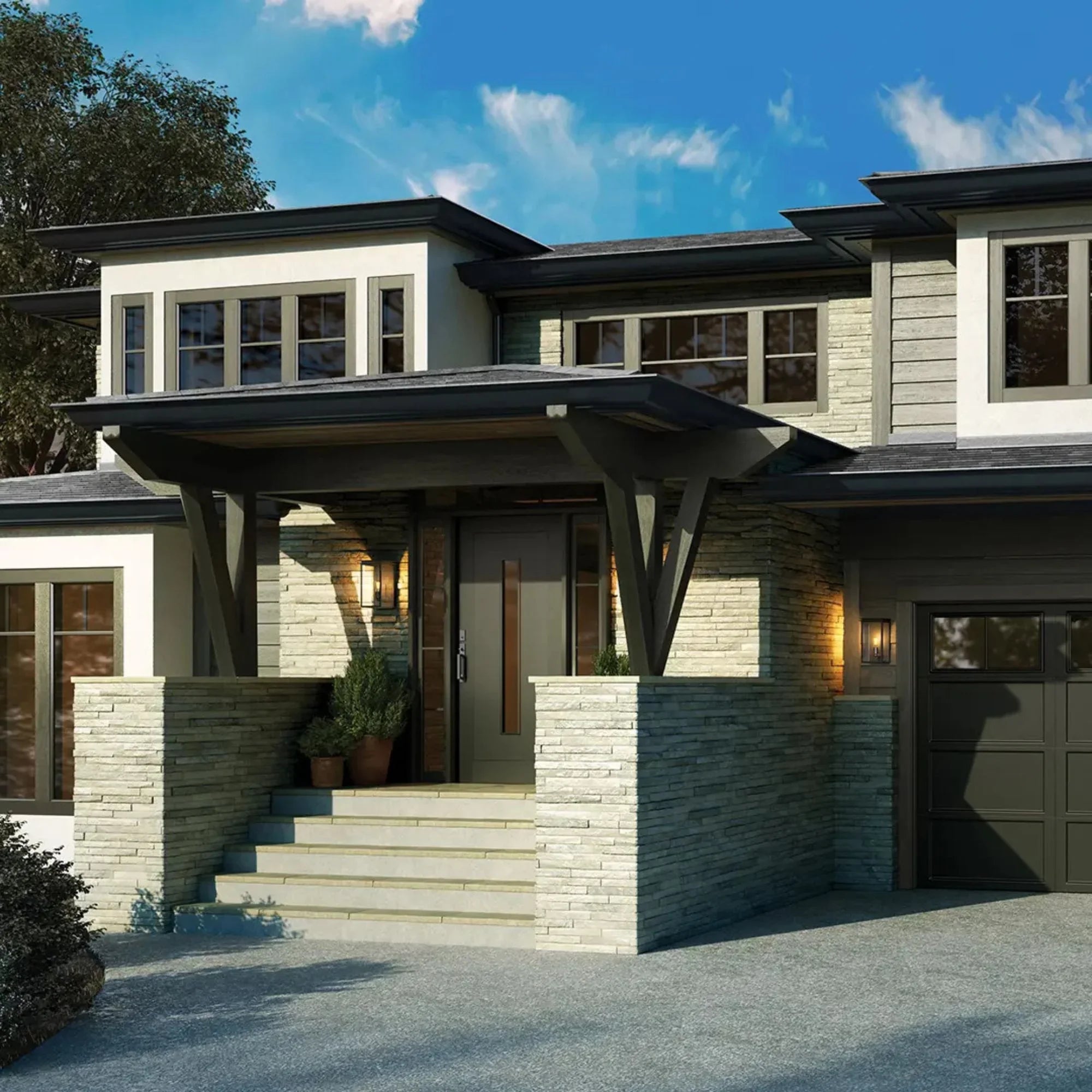 Arkville 14" Outdoor Wall Light, Textured Black Finish