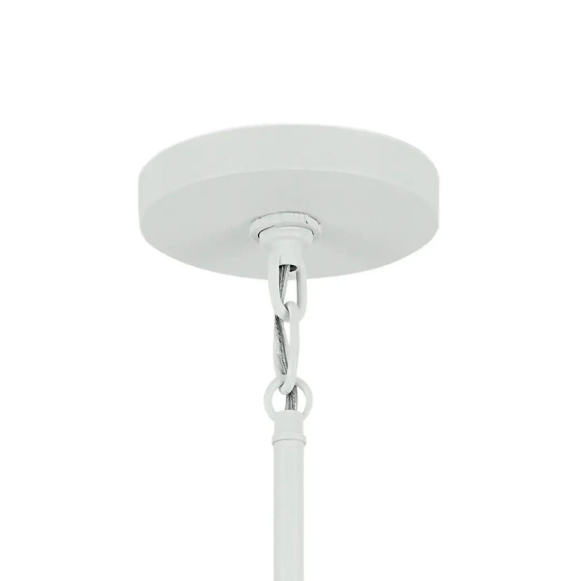 Armand 38" 10-Light Chandelier, White Finish