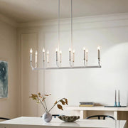 Kichler Lighting - Armand 43" 12-Light Linear Chandelier, White Finish | Bees Lighting