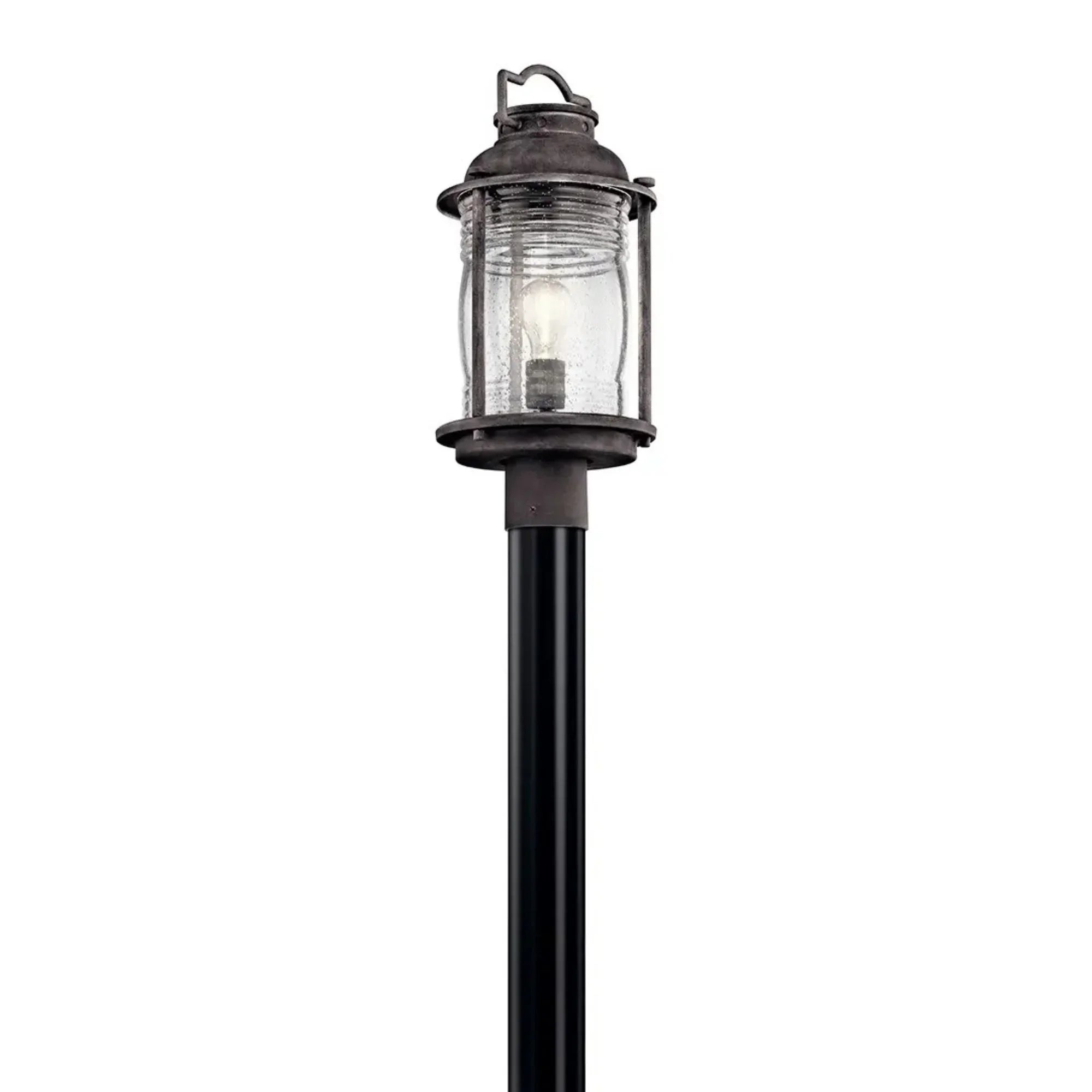 Ashland Bay 19" Outdoor Post Light, Weathered Zinc Finish