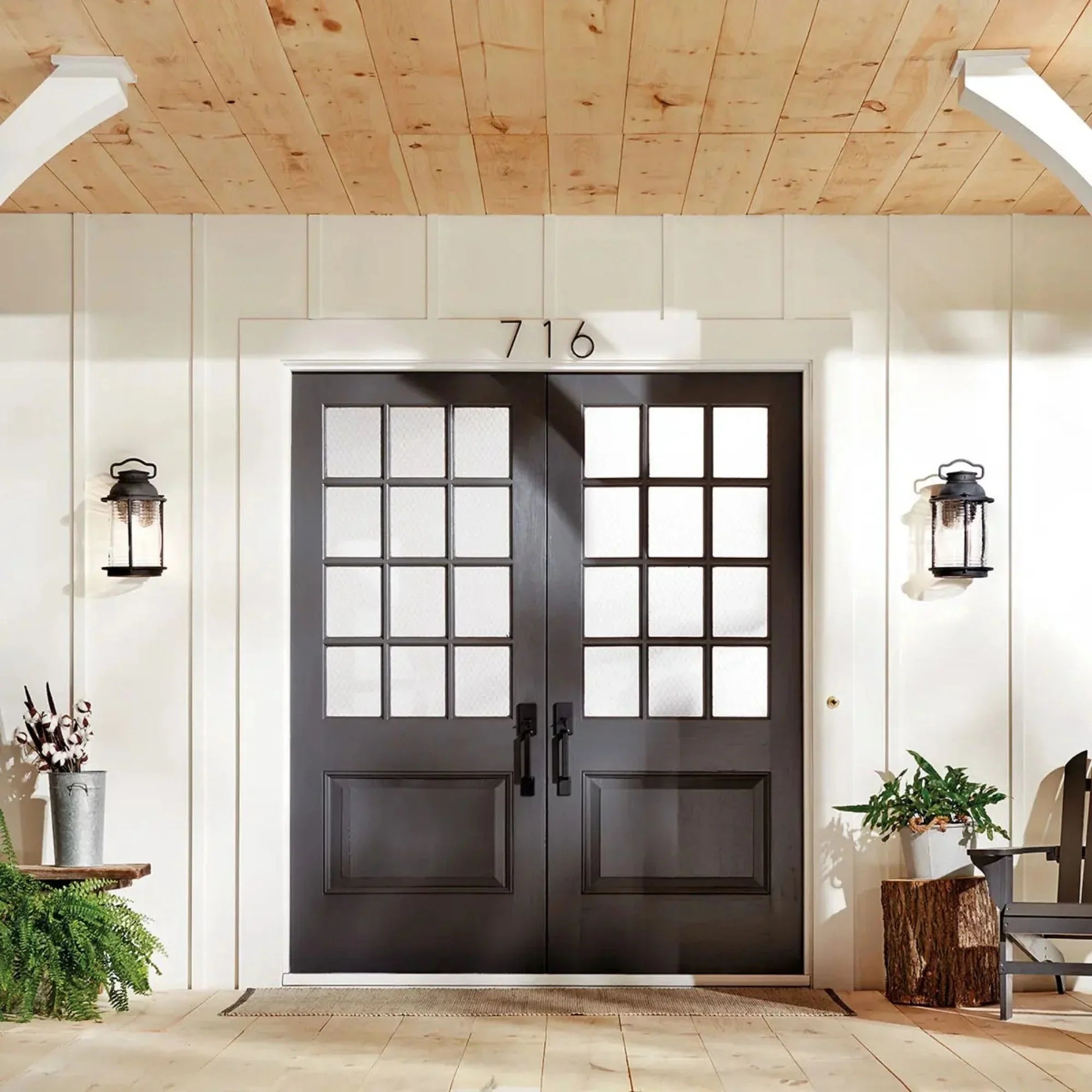 Kichler Ashland Bay 13.5 in. Outdoor Wall Sconce Weathered Zinc