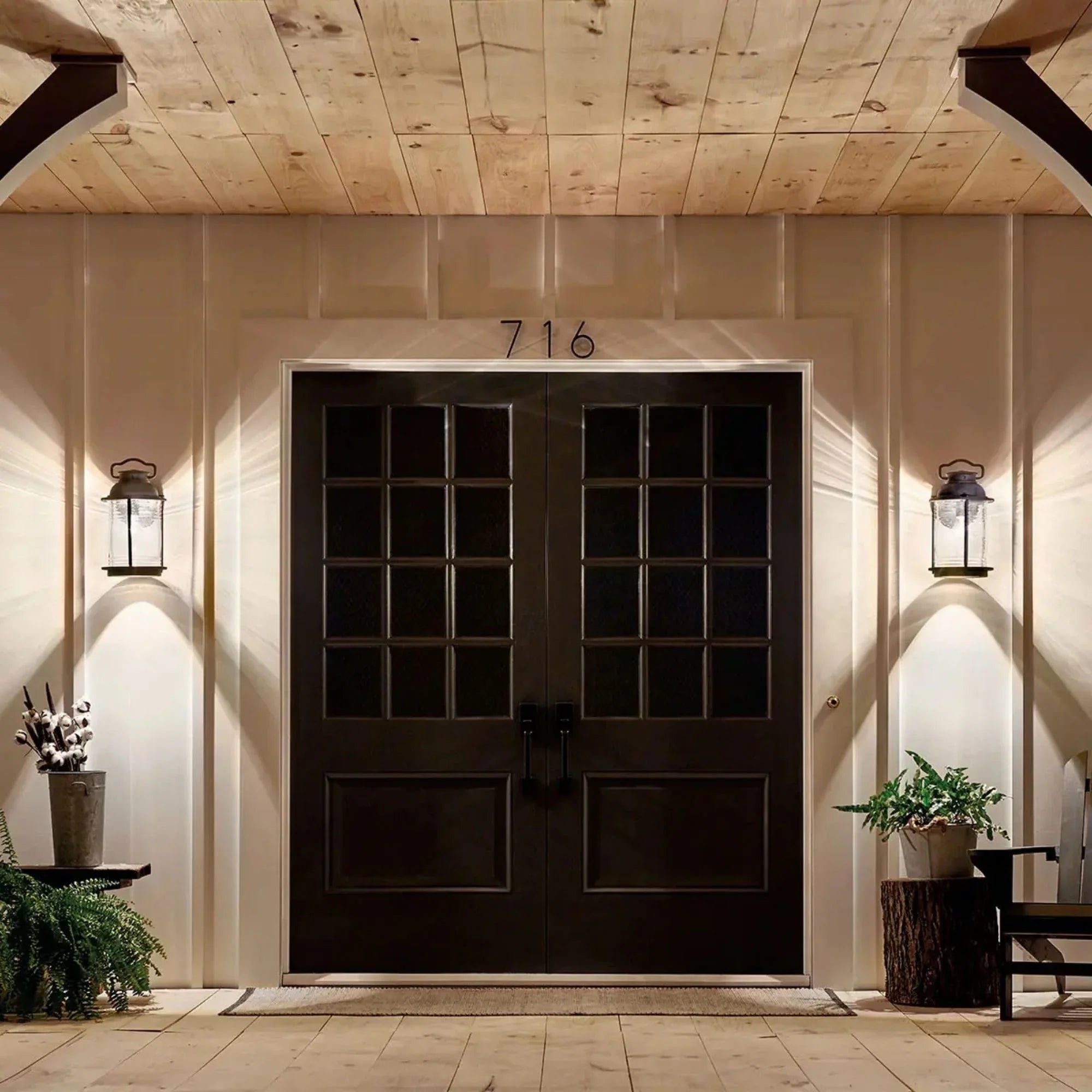 Kichler Ashland Bay 16 in. Outdoor Wall Sconce Weathered Zinc