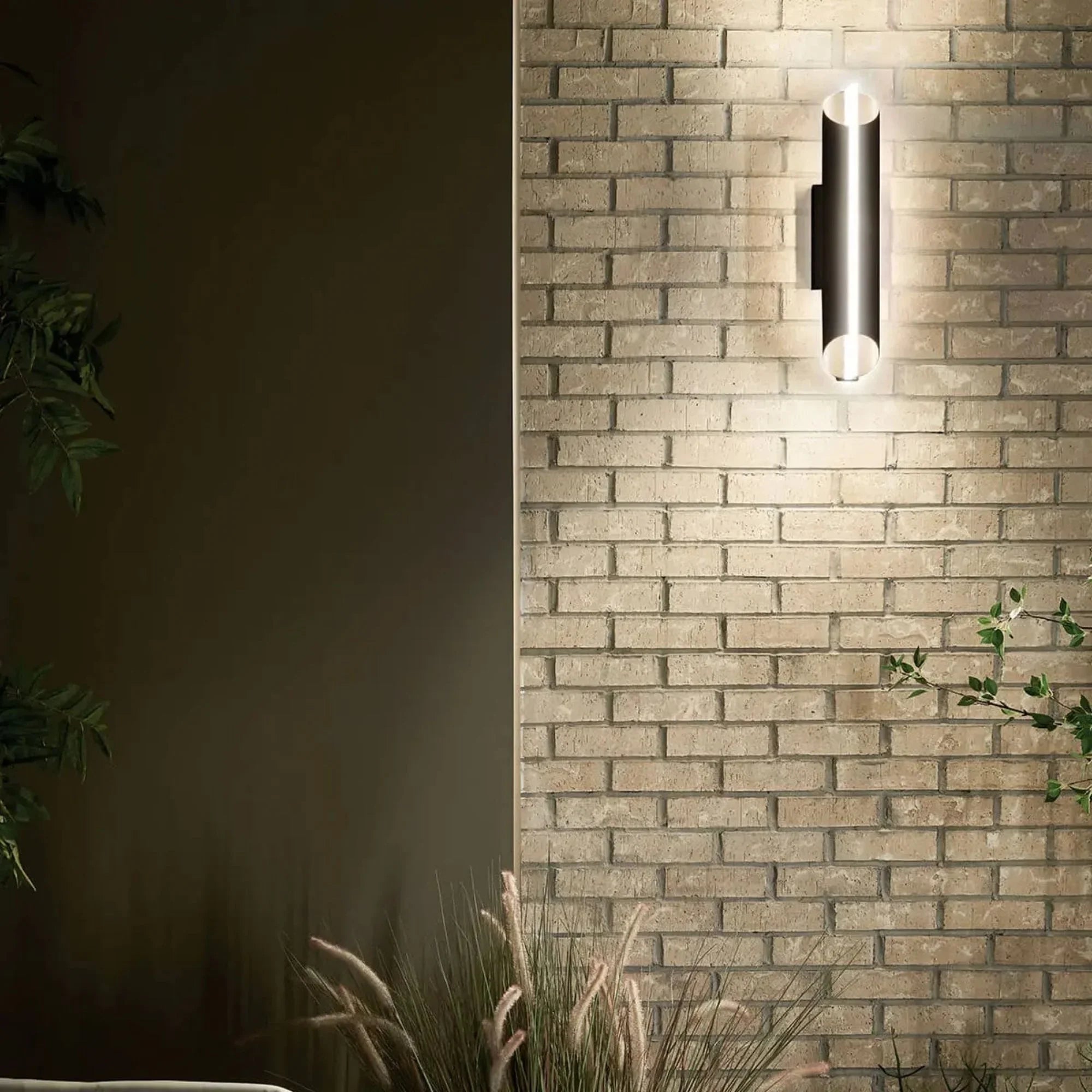 Kichler Astalis 20.75 in. Outdoor Sconce Textured Black