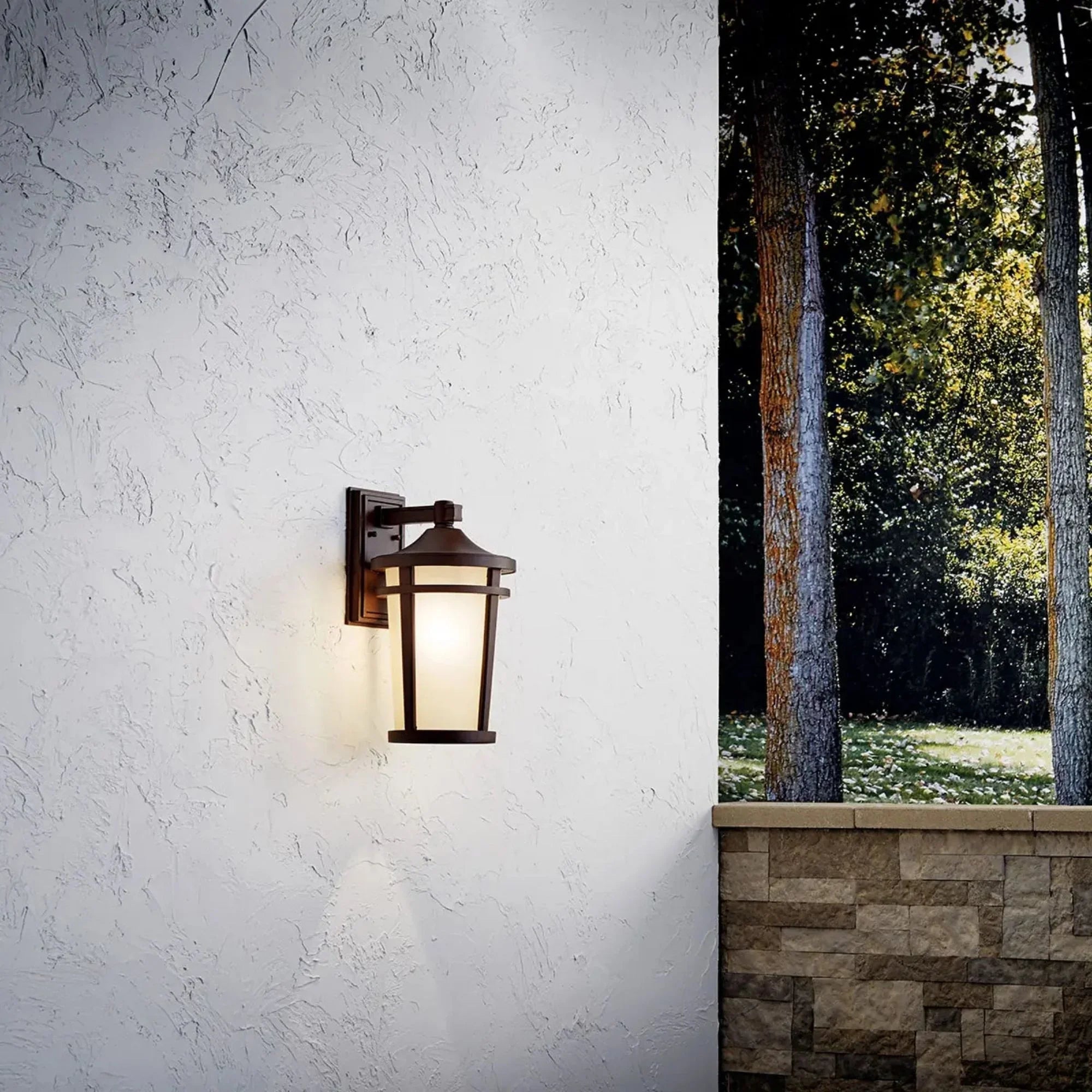 Kichler Atwood 17.75 in. Outdoor Sconce Bronze