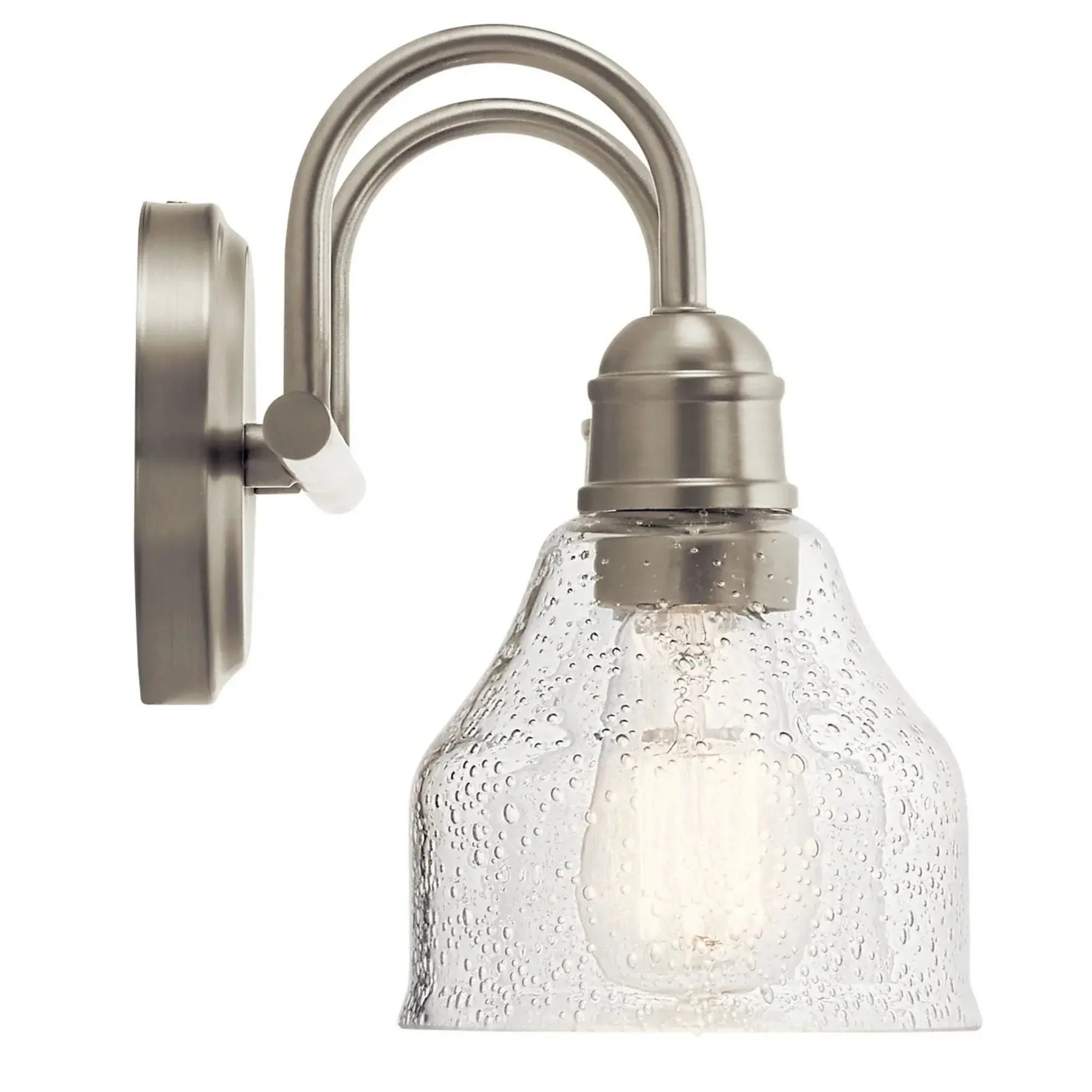 Avery 15" 2-Light Bath Vanity Light, Brushed Nickel Finish