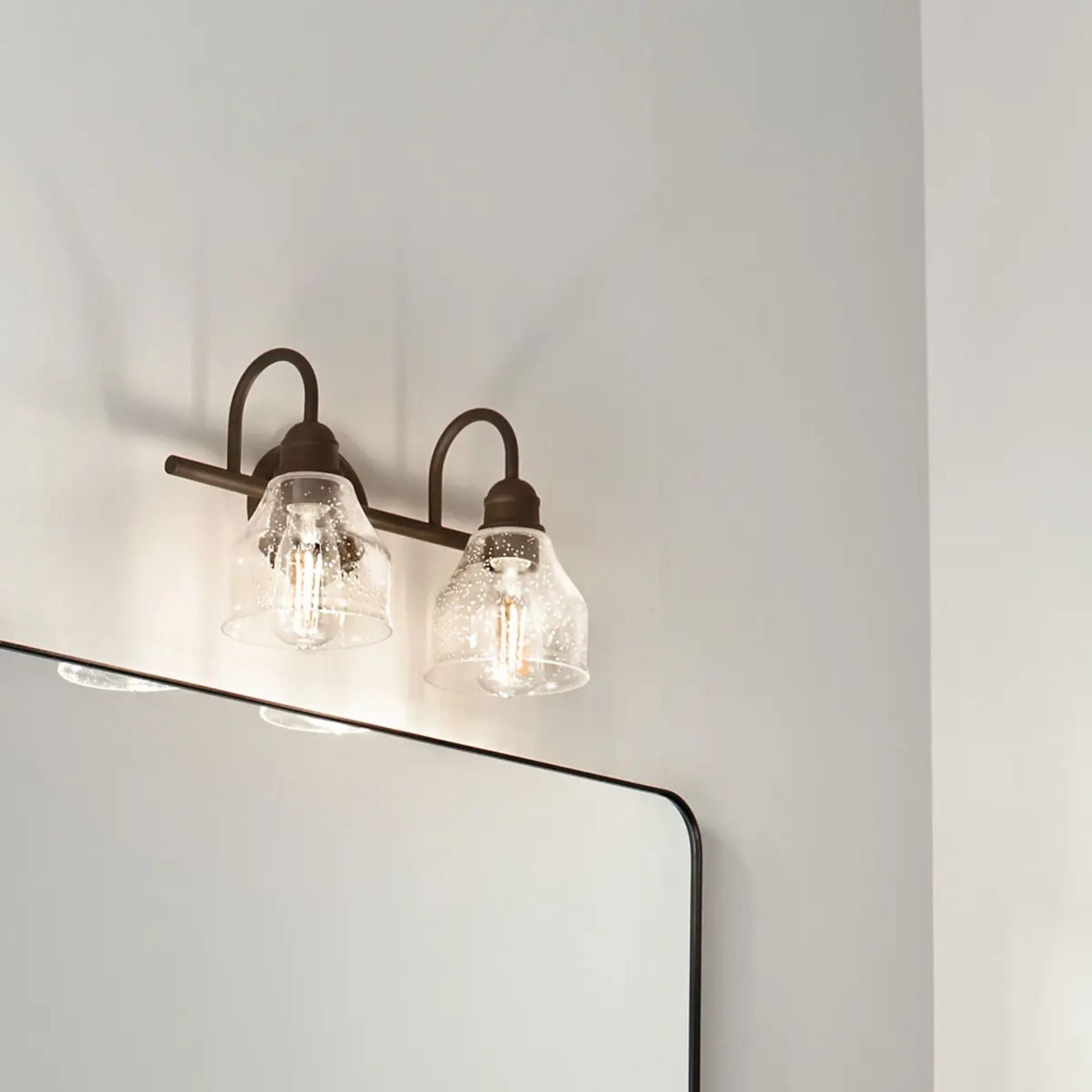 Avery 15" 2-Light Bath Vanity Light, Olde Bronze Finish